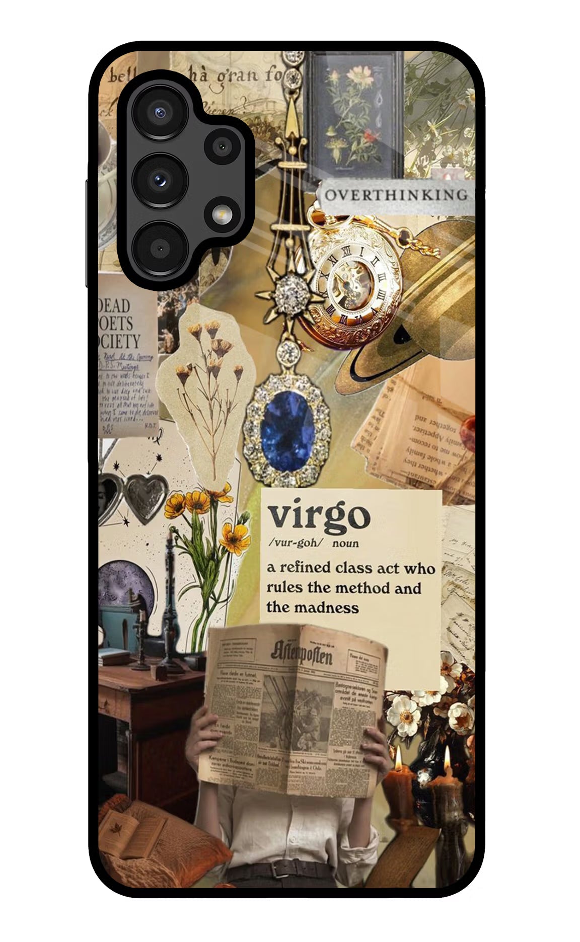 Virgo Zodiac Samsung A13 4G Glass Case - Virgo Zodiac Samsung A13 4G Glass Case Virgo Zodiac Samsung A13 4G Glass Case