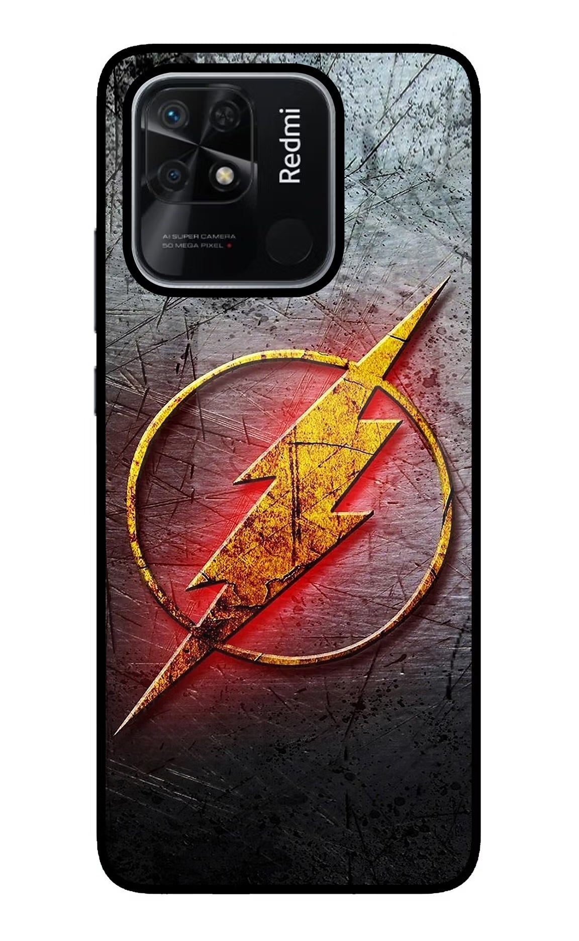 Flash Redmi 10/10 Power Glass Case - Flash Redmi 10/10 Power Glass Case Flash Redmi 10/10 Power Glass Case