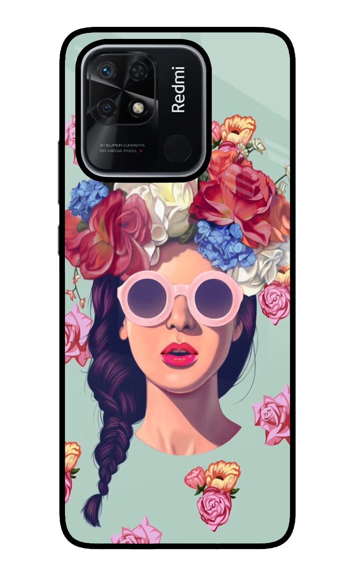 Pretty Girl Redmi 10/10 Power Glass Case - Pretty Girl Redmi 10/10 Power Glass Case Pretty Girl Redmi 10/10 Power Glass Case