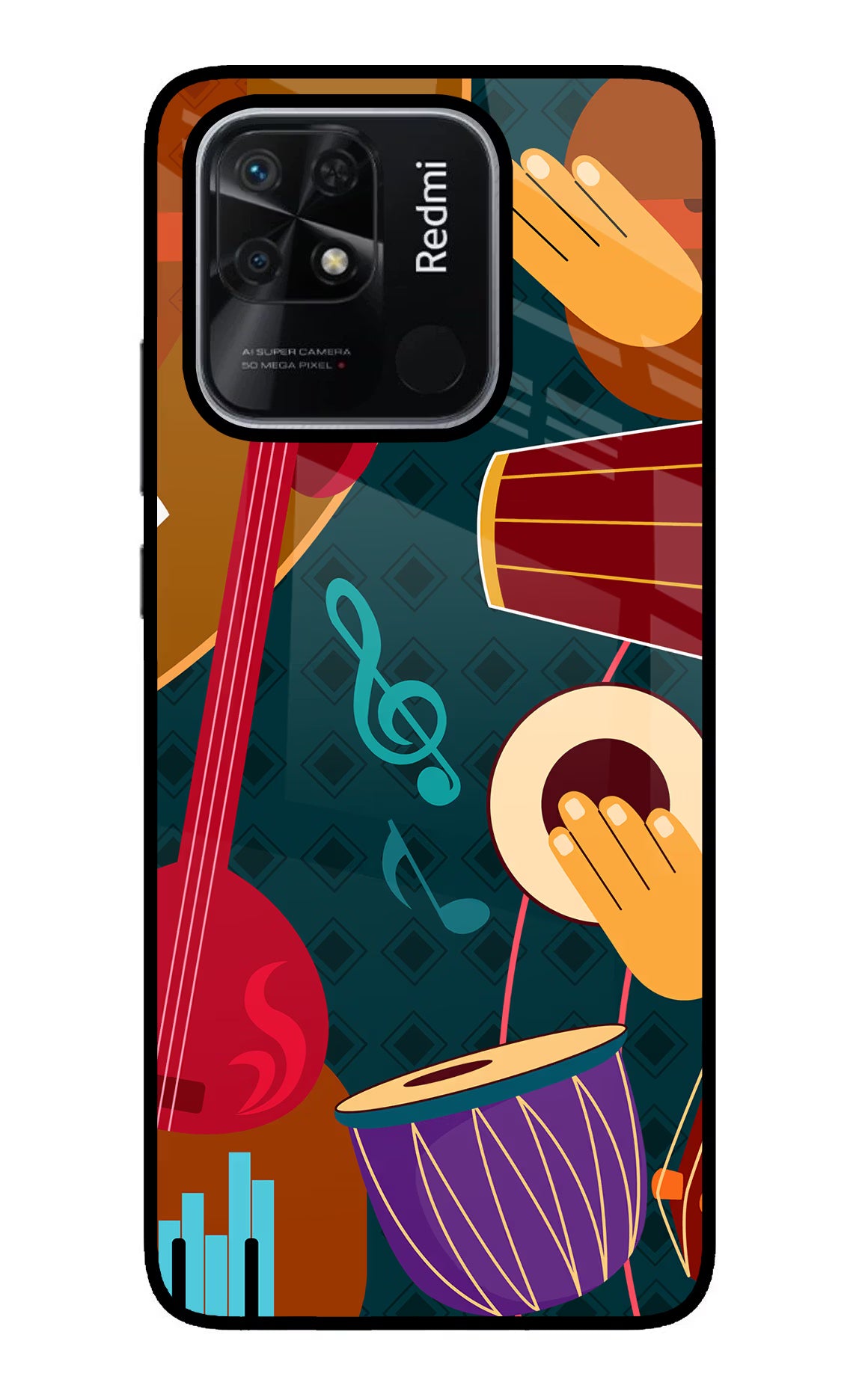 Music Instrument Redmi 10/10 Power Glass Case - Music Instrument Redmi 10/10 Power Glass Case Music Instrument Redmi 10/10 Power Glass Case