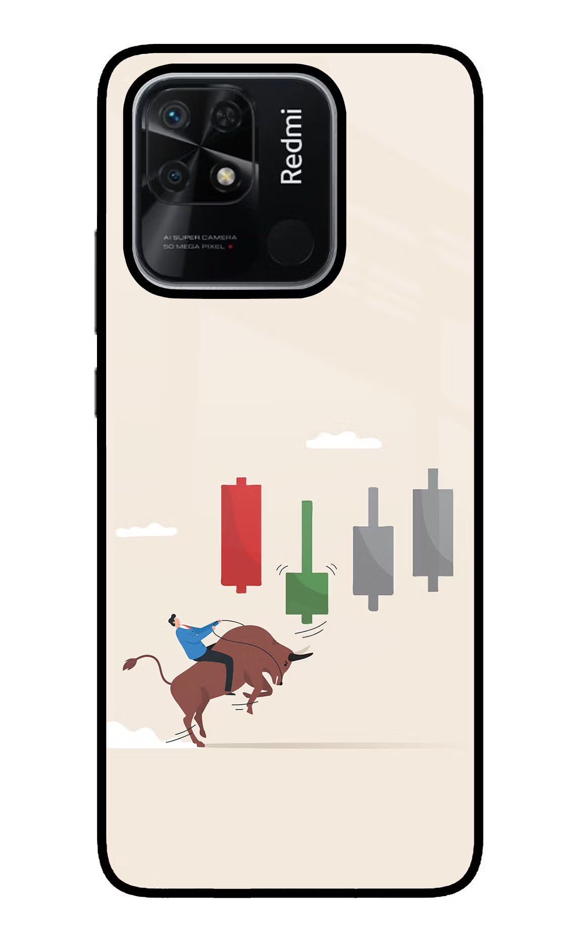Bull Trading Momentum Redmi 10/10 Power Glass Case - Bull Trading Momentum Redmi 10/10 Power Glass Case Bull Trading Momentum Redmi 10/10 Power Glass Case