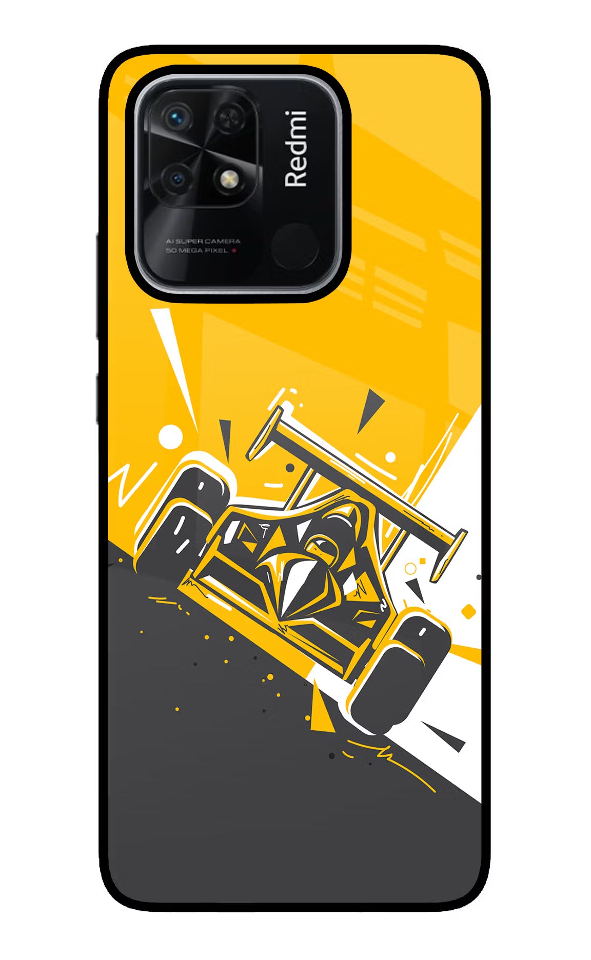 Track King Redmi 10/10 Power Glass Case - Track King Redmi 10/10 Power Glass Case Track King Redmi 10/10 Power Glass Case