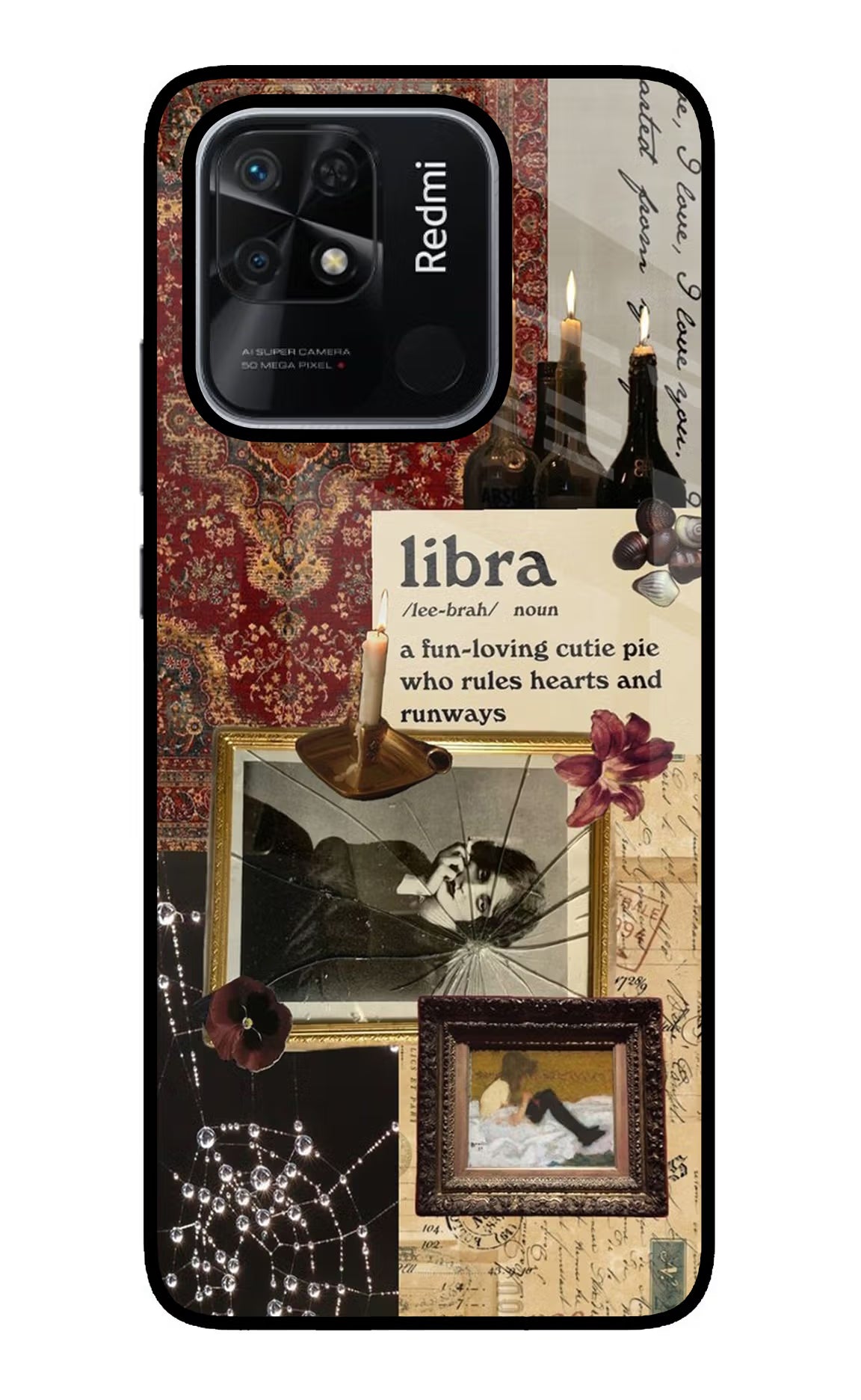 Libra Zodiac Redmi 10/10 Power Glass Case - Libra Zodiac Redmi 10/10 Power Glass Case Libra Zodiac Redmi 10/10 Power Glass Case