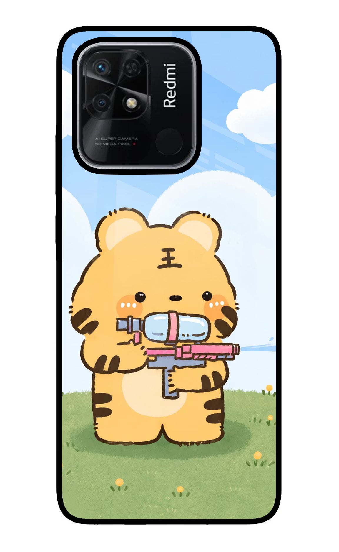 Tiger Treat Redmi 10/10 Power Glass Case - Tiger Treat Redmi 10/10 Power Glass Case Tiger Treat Redmi 10/10 Power Glass Case