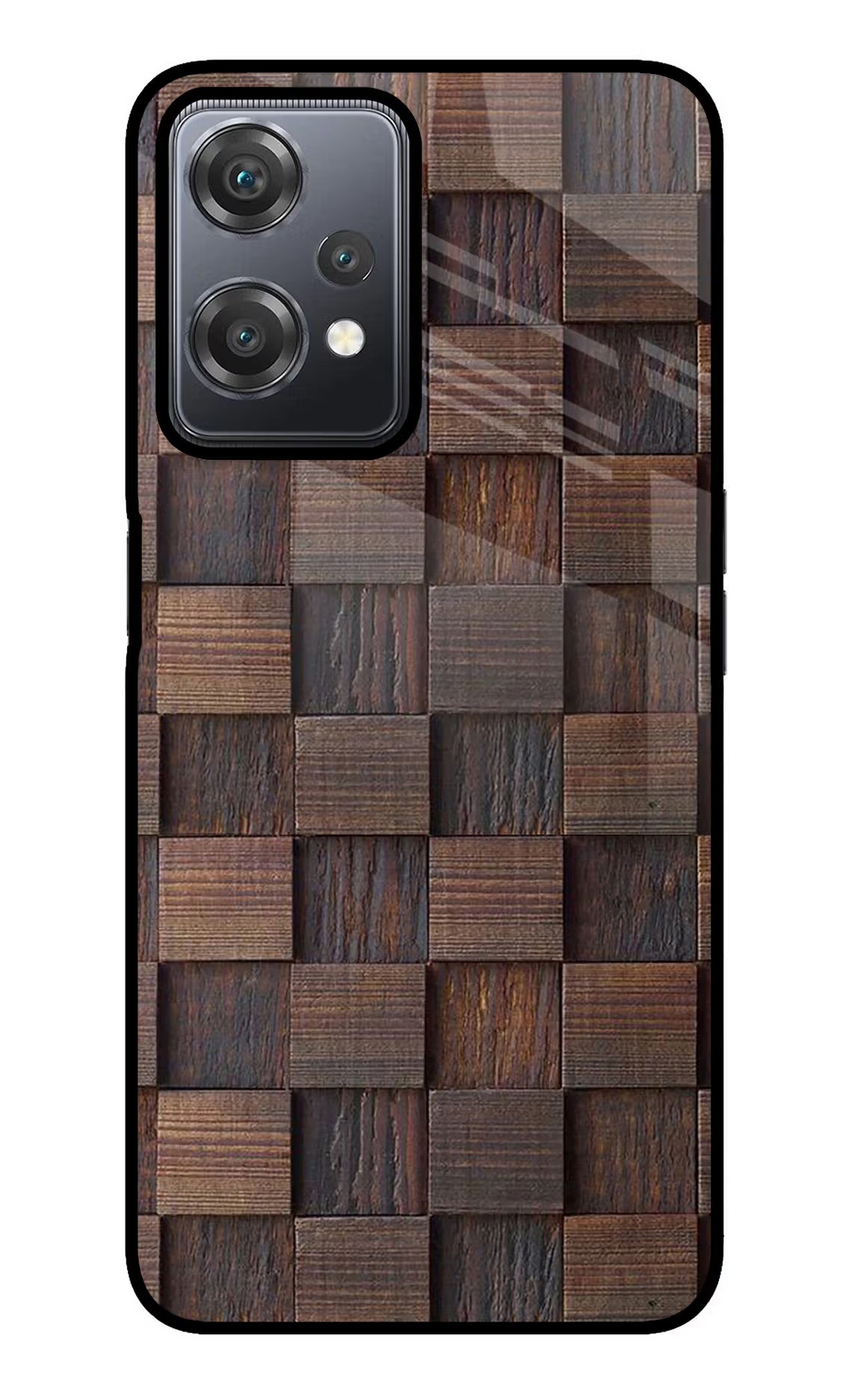 Wooden Cube Design OnePlus Nord CE 2 Lite 5G Glass Case - Wooden Cube Design OnePlus Nord CE 2 Lite 5G Glass Case Wooden Cube Design OnePlus Nord CE 2 Lite 5G Glass Case