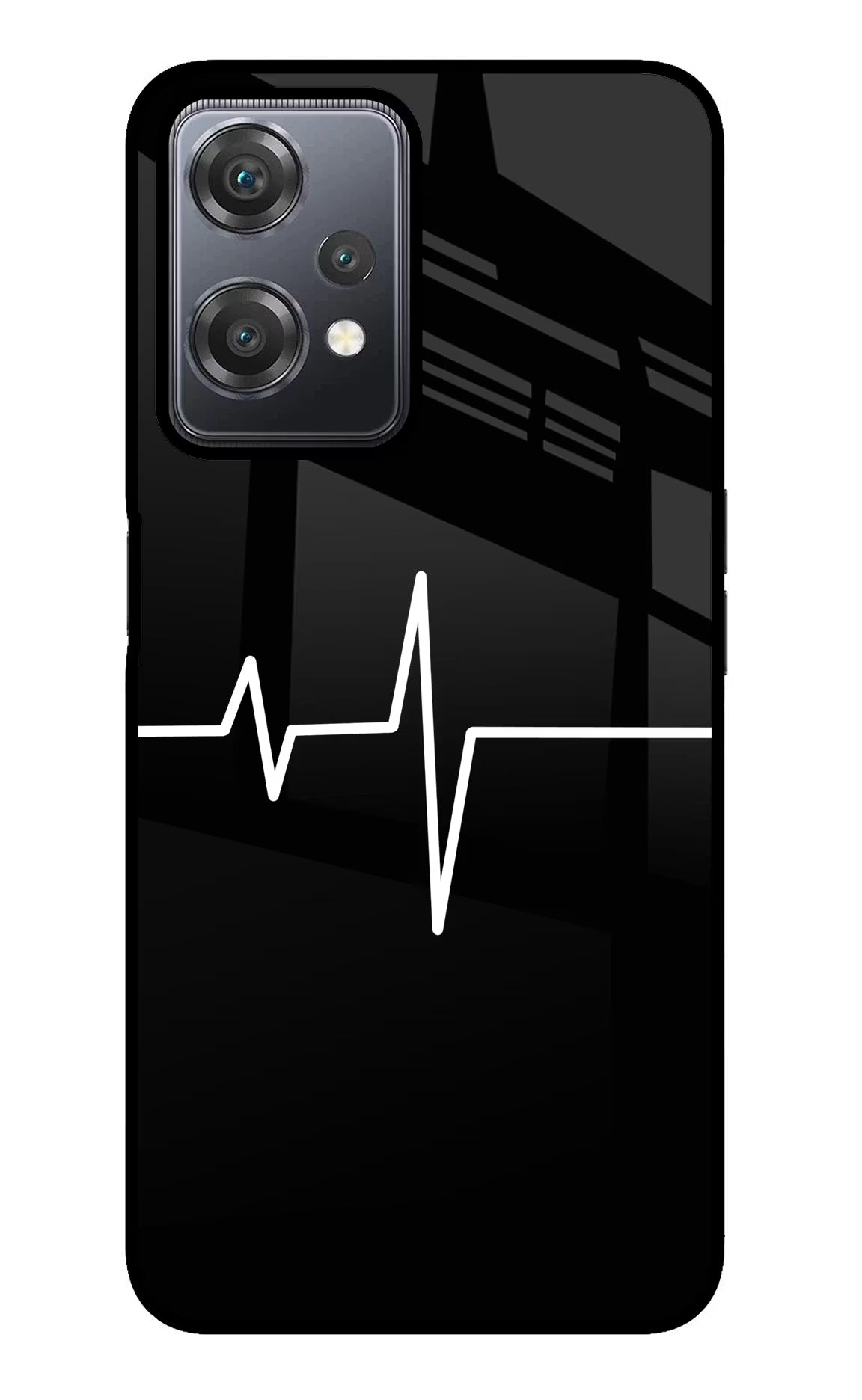 Heart Beats OnePlus Nord CE 2 Lite 5G Glass Case - Heart Beats OnePlus Nord CE 2 Lite 5G Glass Case Heart Beats OnePlus Nord CE 2 Lite 5G Glass Case