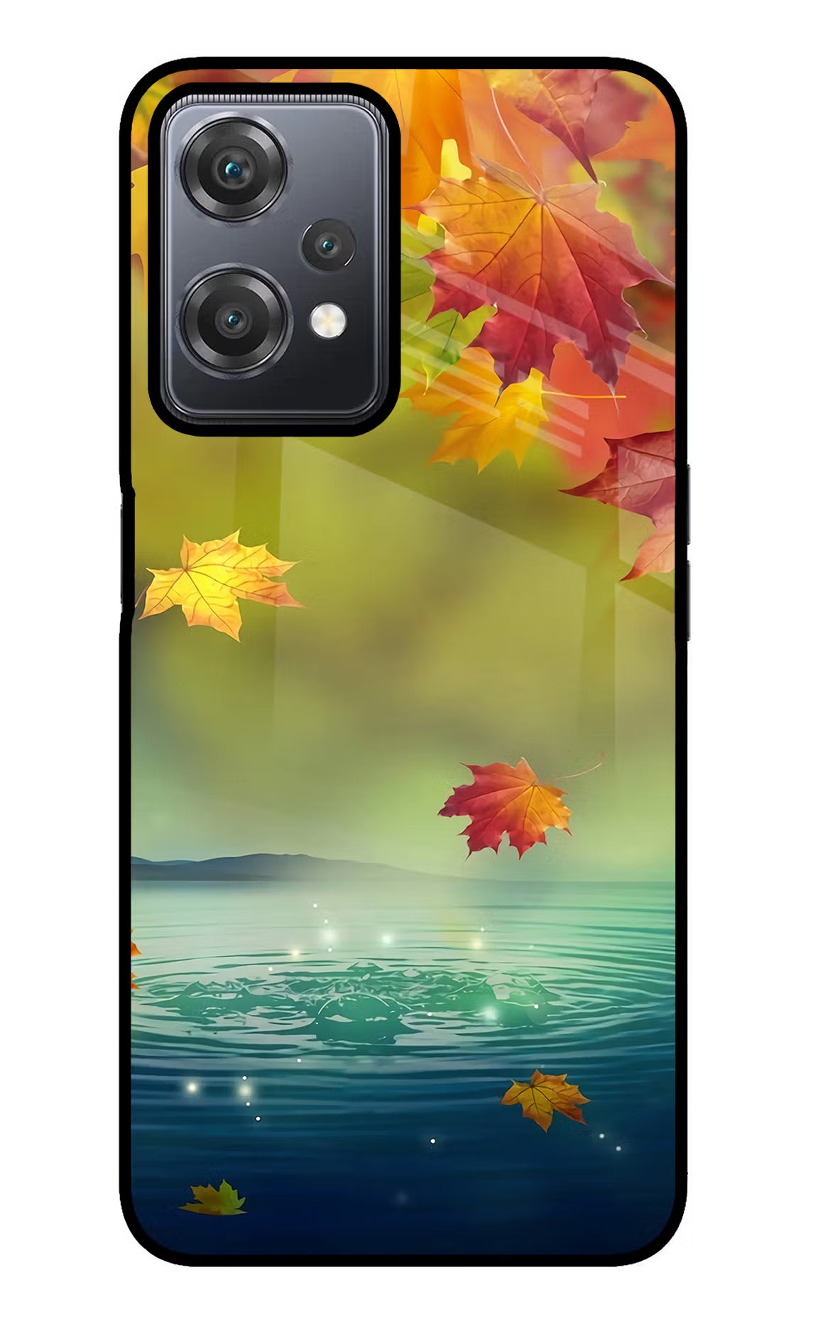 Flowers OnePlus Nord CE 2 Lite 5G Glass Case - Flowers OnePlus Nord CE 2 Lite 5G Glass Case Flowers OnePlus Nord CE 2 Lite 5G Glass Case