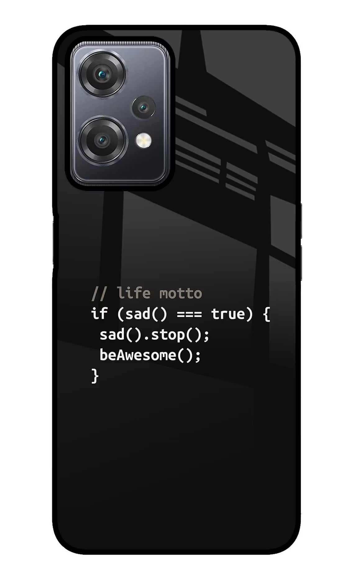 Life Motto Code OnePlus Nord CE 2 Lite 5G Glass Case - Life Motto Code OnePlus Nord CE 2 Lite 5G Glass Case Life Motto Code OnePlus Nord CE 2 Lite 5G Glass Case