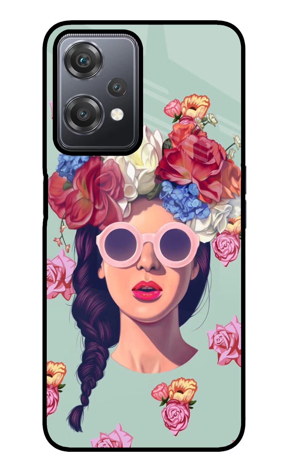 Pretty Girl OnePlus Nord CE 2 Lite 5G Glass Case - Pretty Girl OnePlus Nord CE 2 Lite 5G Glass Case Pretty Girl OnePlus Nord CE 2 Lite 5G Glass Case