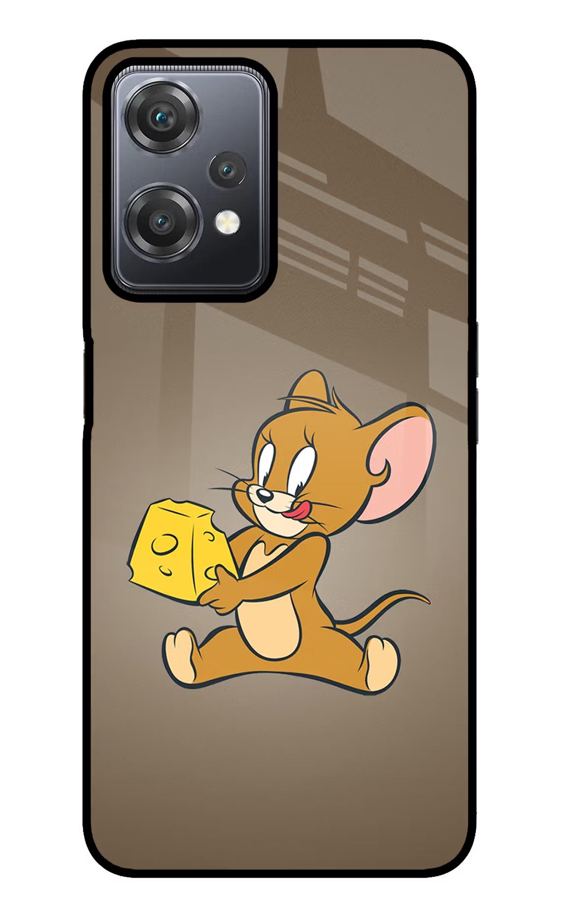 Jerry OnePlus Nord CE 2 Lite 5G Glass Case - Jerry OnePlus Nord CE 2 Lite 5G Glass Case Jerry OnePlus Nord CE 2 Lite 5G Glass Case