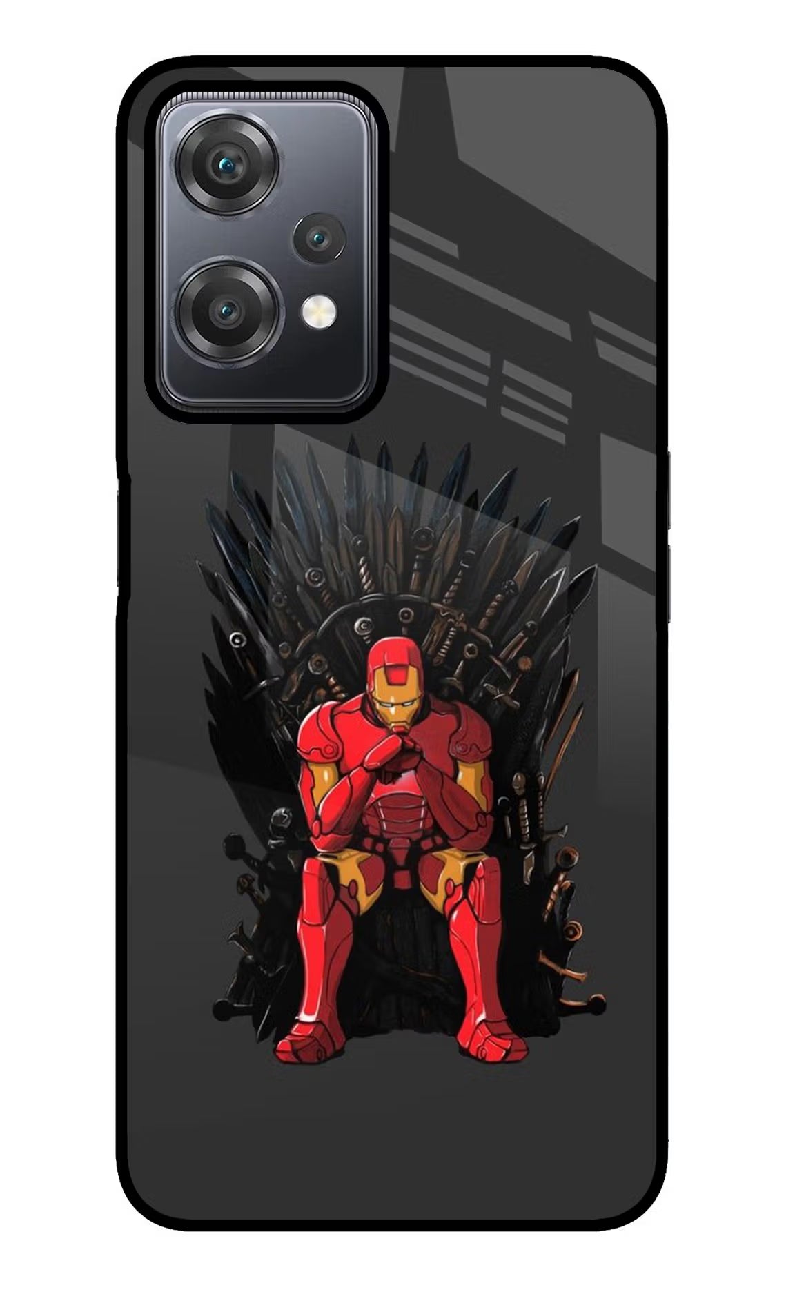Ironman Throne OnePlus Nord CE 2 Lite 5G Glass Case - Ironman Throne OnePlus Nord CE 2 Lite 5G Glass Case Ironman Throne OnePlus Nord CE 2 Lite 5G Glass Case