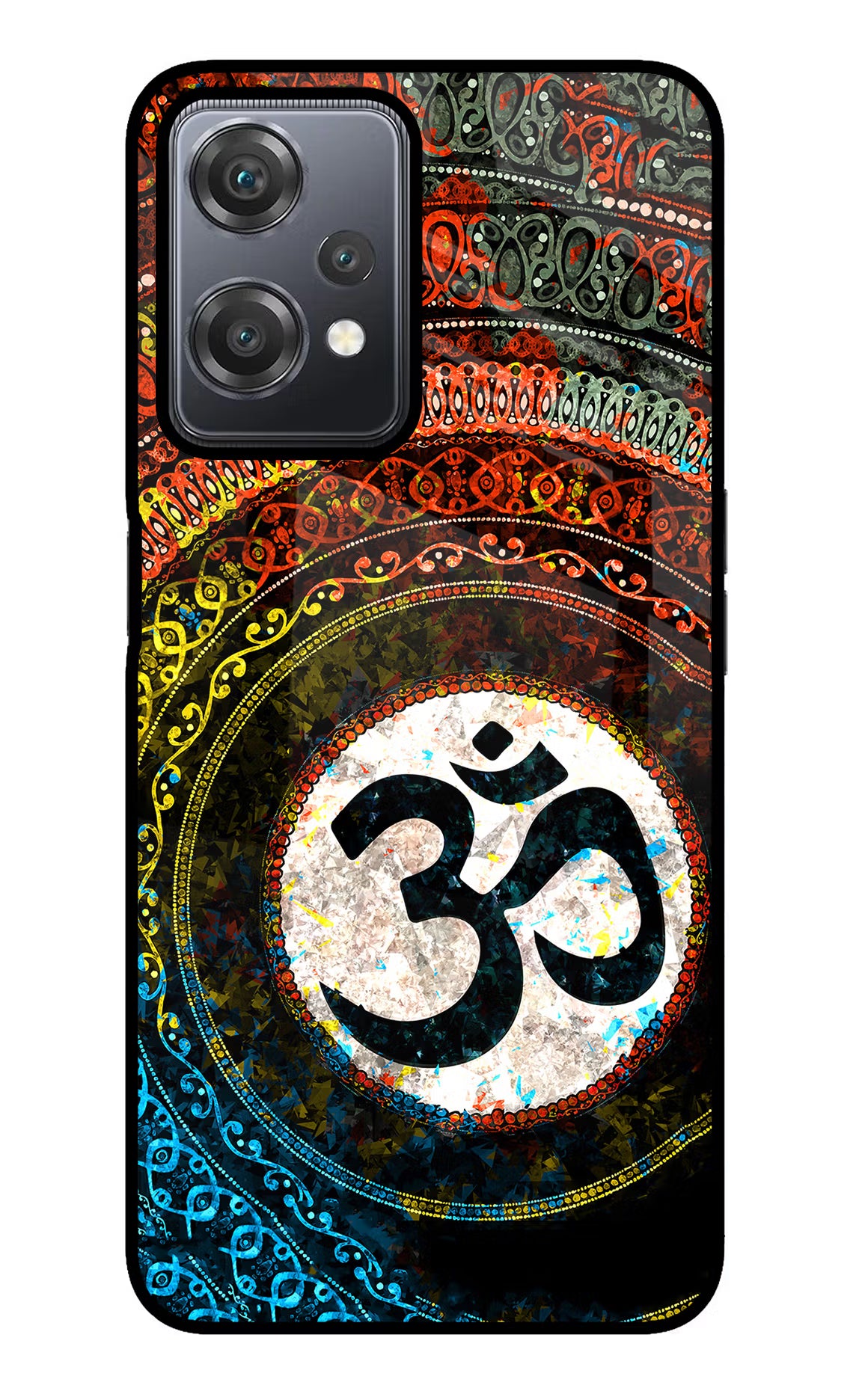 Om Cultural OnePlus Nord CE 2 Lite 5G Glass Case - Om Cultural OnePlus Nord CE 2 Lite 5G Glass Case Om Cultural OnePlus Nord CE 2 Lite 5G Glass Case