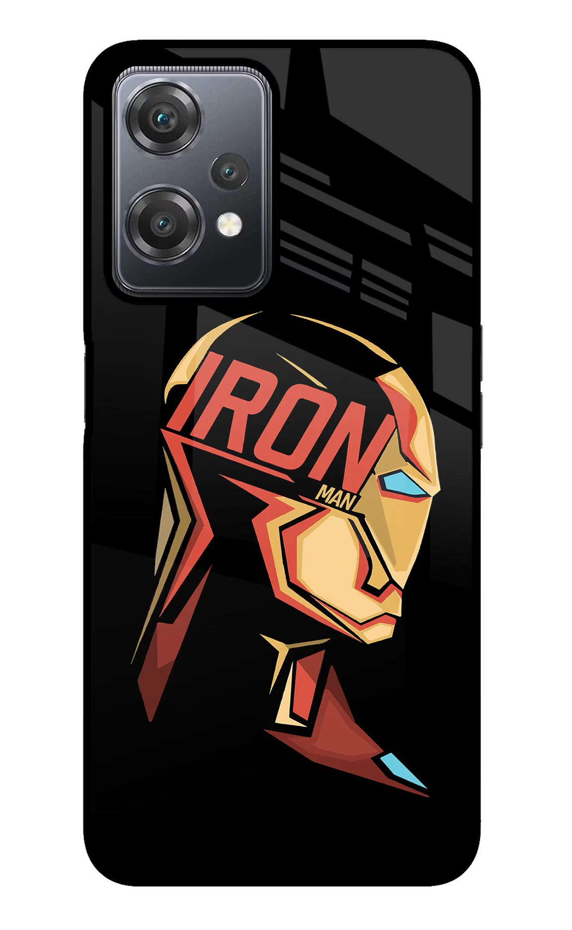 IronMan OnePlus Nord CE 2 Lite 5G Glass Case - IronMan OnePlus Nord CE 2 Lite 5G Glass Case IronMan OnePlus Nord CE 2 Lite 5G Glass Case