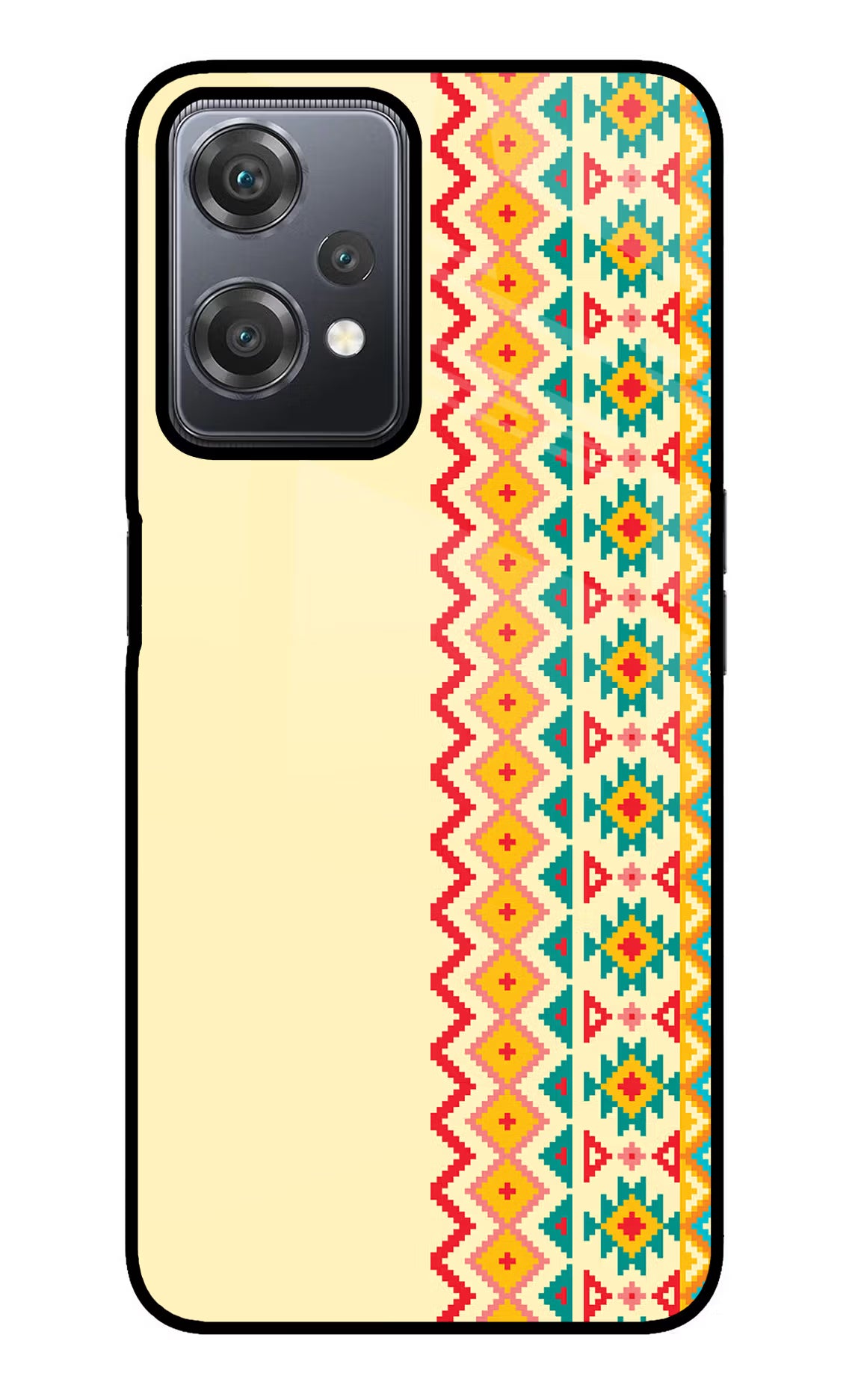 Ethnic Seamless OnePlus Nord CE 2 Lite 5G Glass Case - Ethnic Seamless OnePlus Nord CE 2 Lite 5G Glass Case Ethnic Seamless OnePlus Nord CE 2 Lite 5G Glass Case