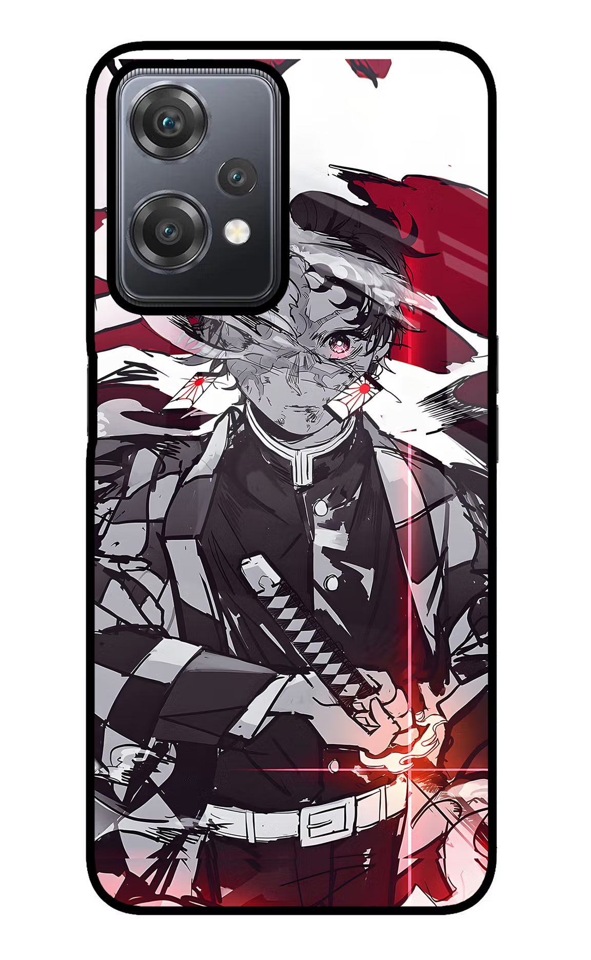 Demon Slayer OnePlus Nord CE 2 Lite 5G Glass Case - Demon Slayer OnePlus Nord CE 2 Lite 5G Glass Case Demon Slayer OnePlus Nord CE 2 Lite 5G Glass Case