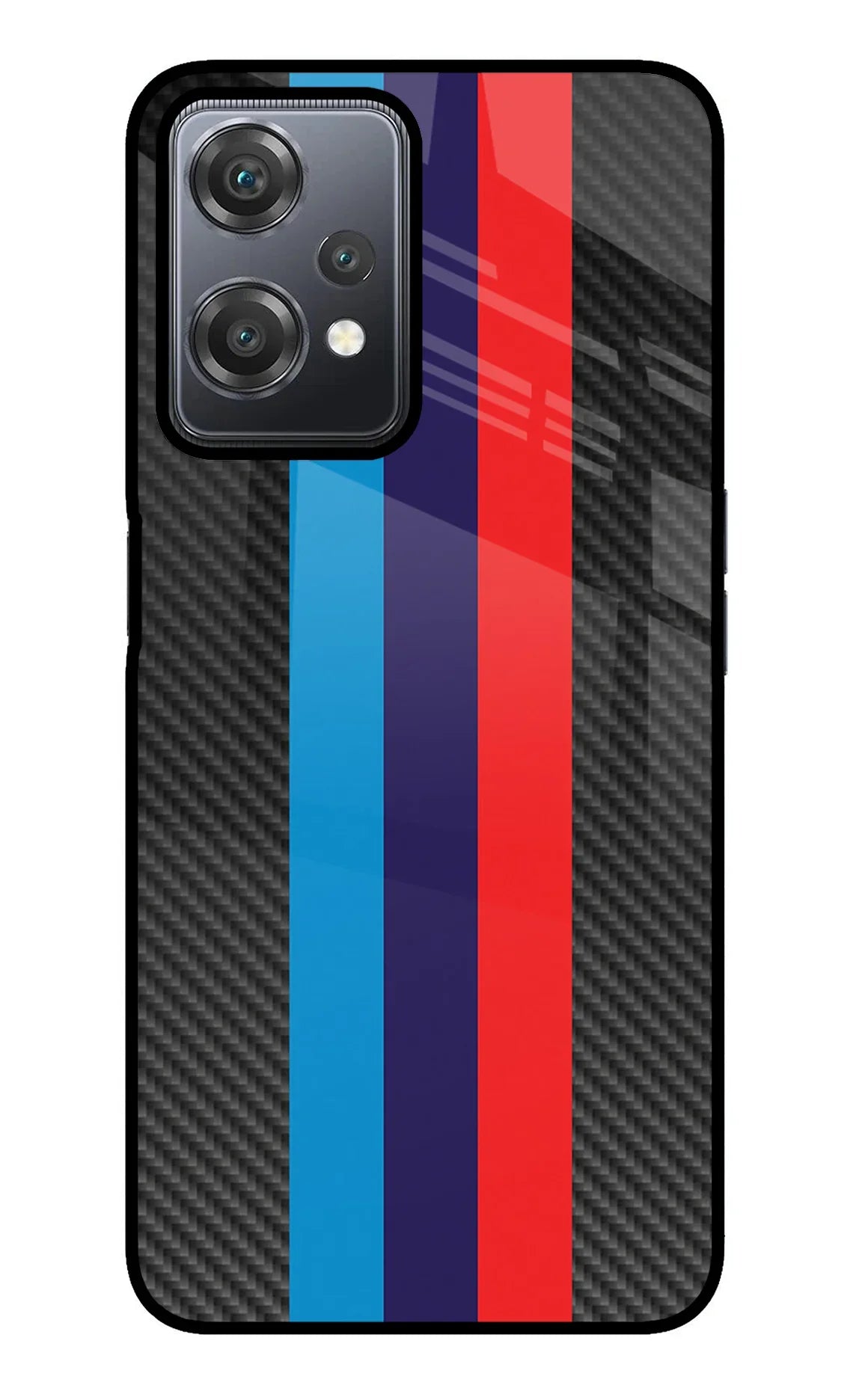 BMW Stripes Pattern OnePlus Nord CE 2 Lite 5G Glass Case - BMW Stripes Pattern OnePlus Nord CE 2 Lite 5G Glass Case BMW Stripes Pattern OnePlus Nord CE 2 Lite 5G Glass Case
