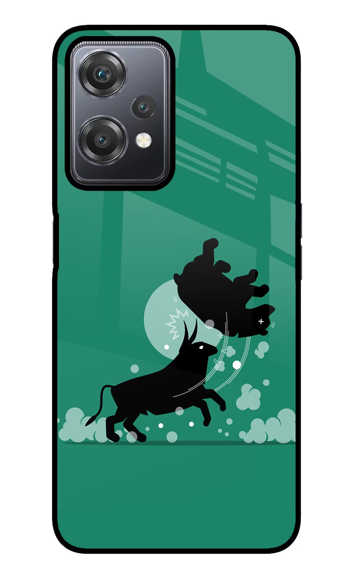 Bull Conqueror OnePlus Nord CE 2 Lite 5G Glass Case - Bull Conqueror OnePlus Nord CE 2 Lite 5G Glass Case Bull Conqueror OnePlus Nord CE 2 Lite 5G Glass Case