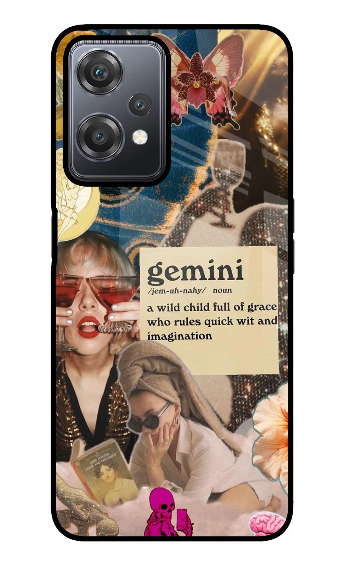 Gemini Zodiac OnePlus Nord CE 2 Lite 5G Glass Case - Gemini Zodiac OnePlus Nord CE 2 Lite 5G Glass Case Gemini Zodiac OnePlus Nord CE 2 Lite 5G Glass Case
