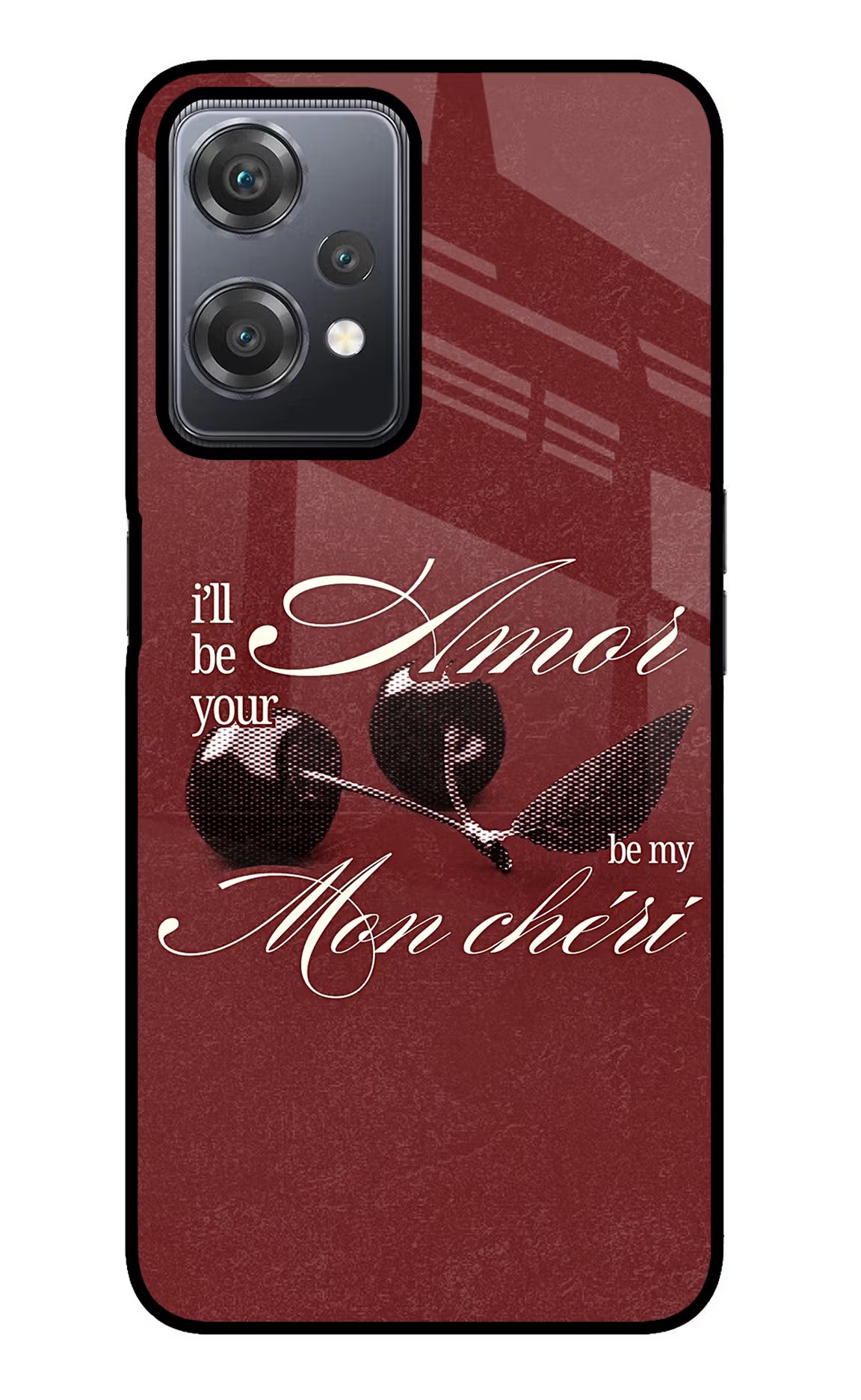 Velvet Cherry OnePlus Nord CE 2 Lite 5G Glass Case - Velvet Cherry OnePlus Nord CE 2 Lite 5G Glass Case Velvet Cherry OnePlus Nord CE 2 Lite 5G Glass Case