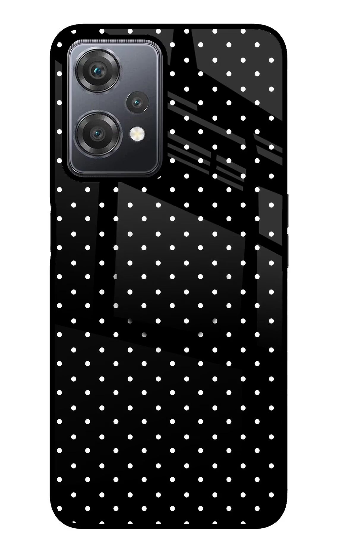 White Dots OnePlus Nord CE 2 Lite 5G Glass Case - White Dots OnePlus Nord CE 2 Lite 5G Glass Case White Dots OnePlus Nord CE 2 Lite 5G Glass Case