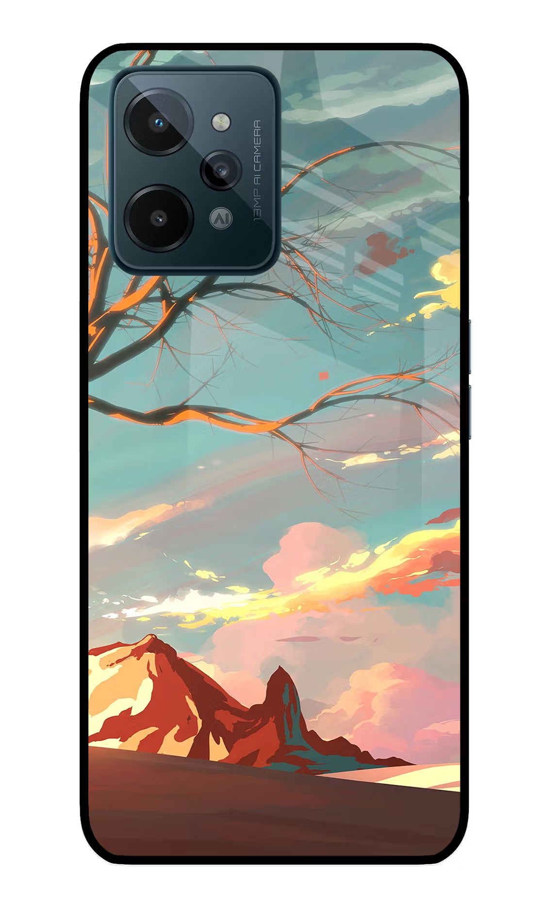 Scenery Realme C31 Glass Case - Scenery Realme C31 Glass Case Scenery Realme C31 Glass Case
