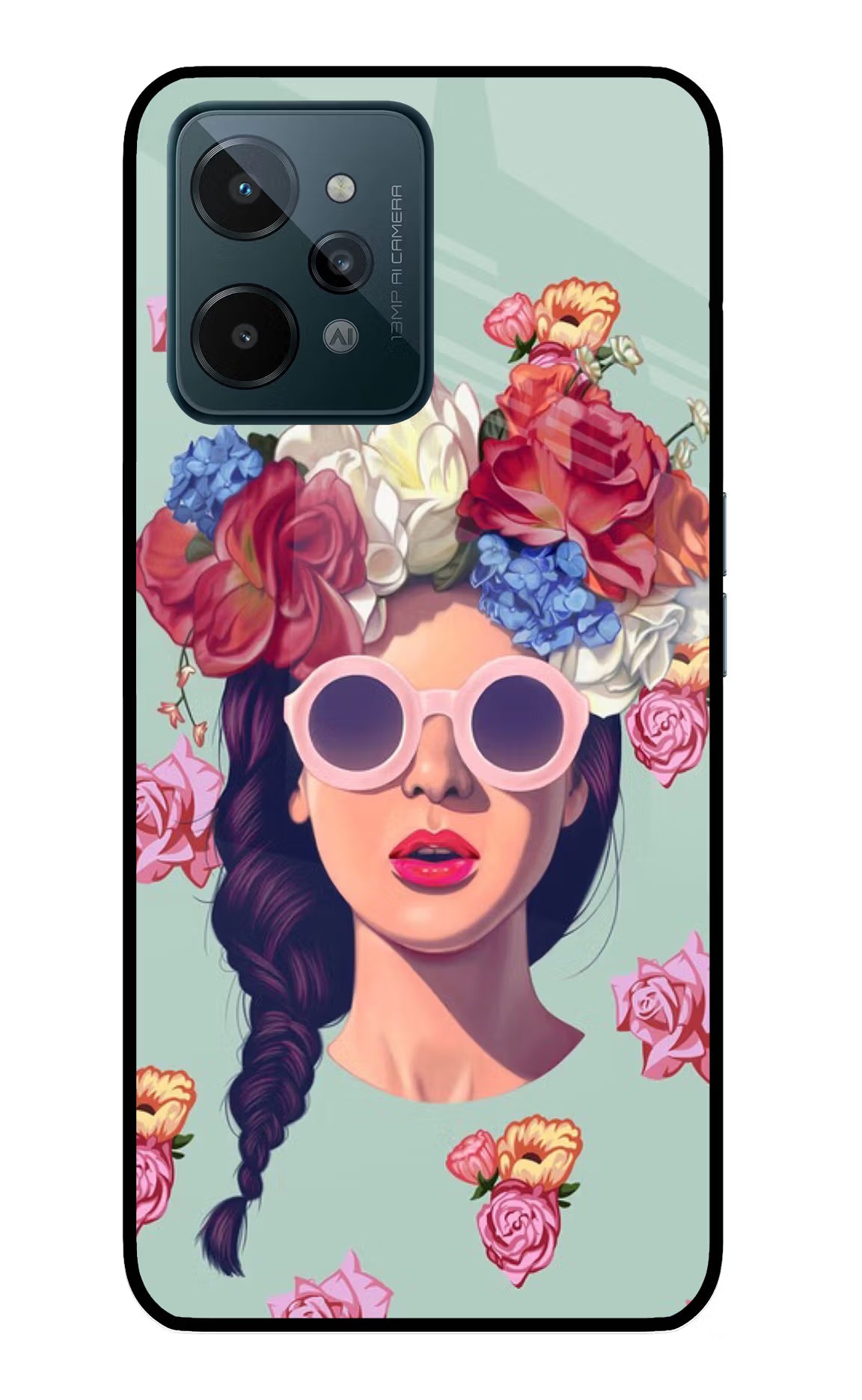 Pretty Girl Realme C31 Glass Case - Pretty Girl Realme C31 Glass Case Pretty Girl Realme C31 Glass Case