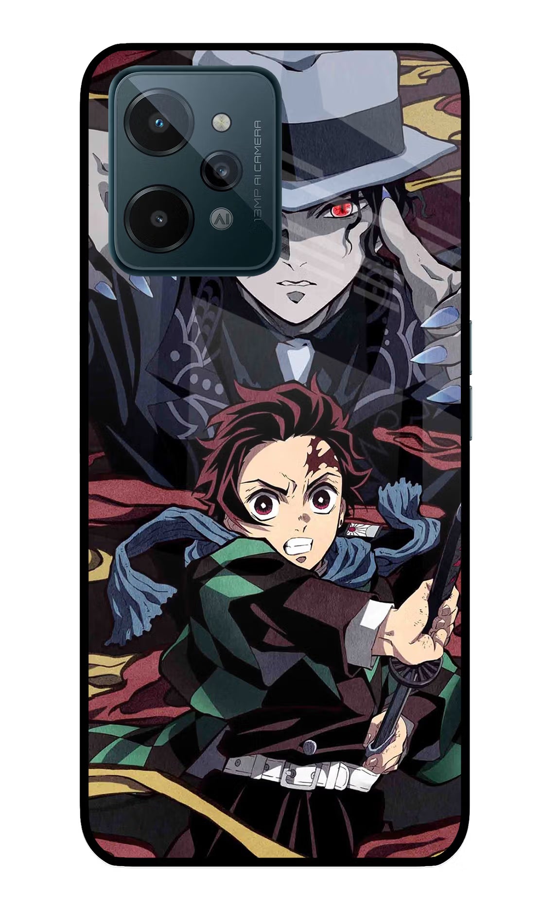 Demon Slayer Realme C31 Glass Case - Demon Slayer Realme C31 Glass Case Demon Slayer Realme C31 Glass Case
