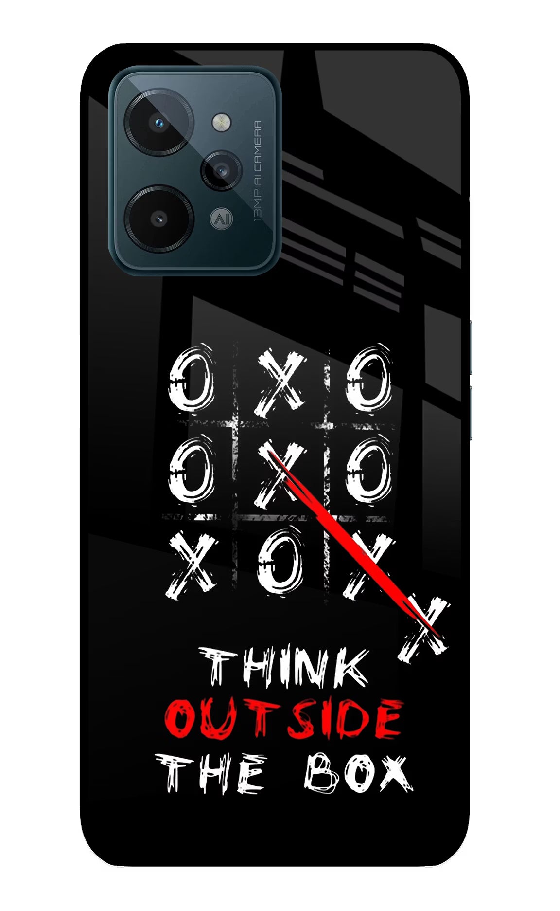 Think out of the BOX Realme C31 Glass Case - Think out of the BOX Realme C31 Glass Case Think out of the BOX Realme C31 Glass Case