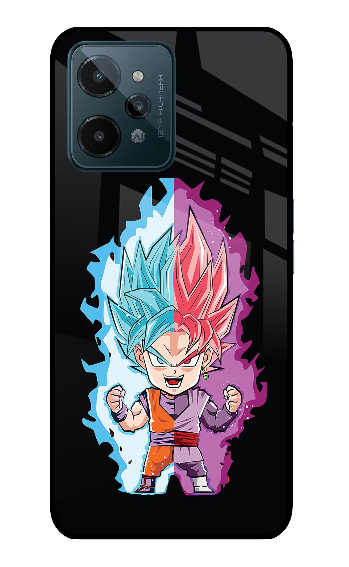 Chota Goku Realme C31 Glass Case - Chota Goku Realme C31 Glass Case Chota Goku Realme C31 Glass Case