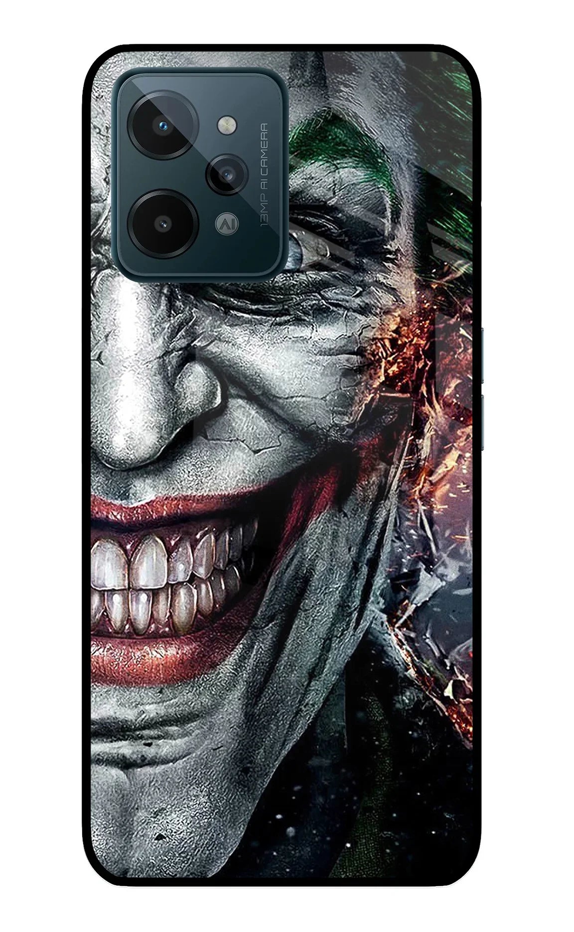 Joker Cam Realme C31 Glass Case - Joker Cam Realme C31 Glass Case Joker Cam Realme C31 Glass Case