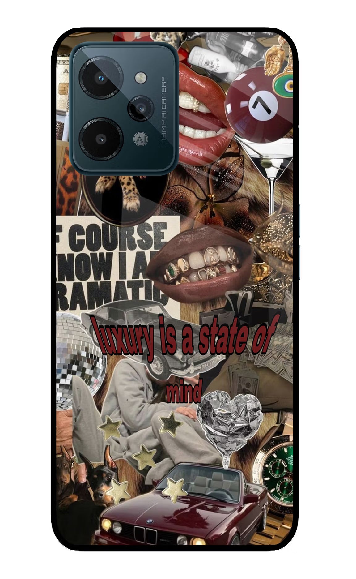 Luxury Realme C31 Glass Case - Luxury Realme C31 Glass Case Luxury Realme C31 Glass Case