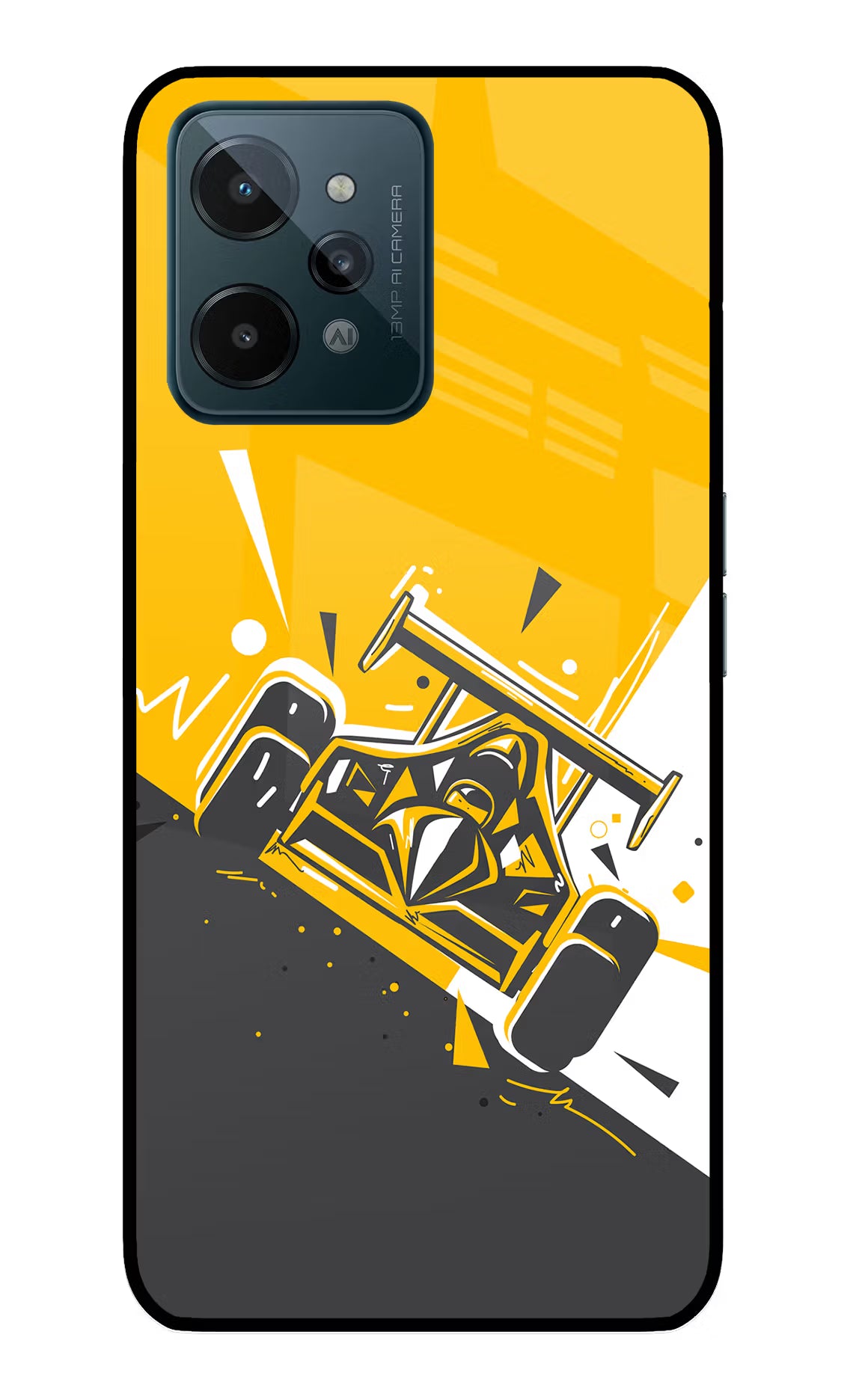 Track King Realme C31 Glass Case - Track King Realme C31 Glass Case Track King Realme C31 Glass Case