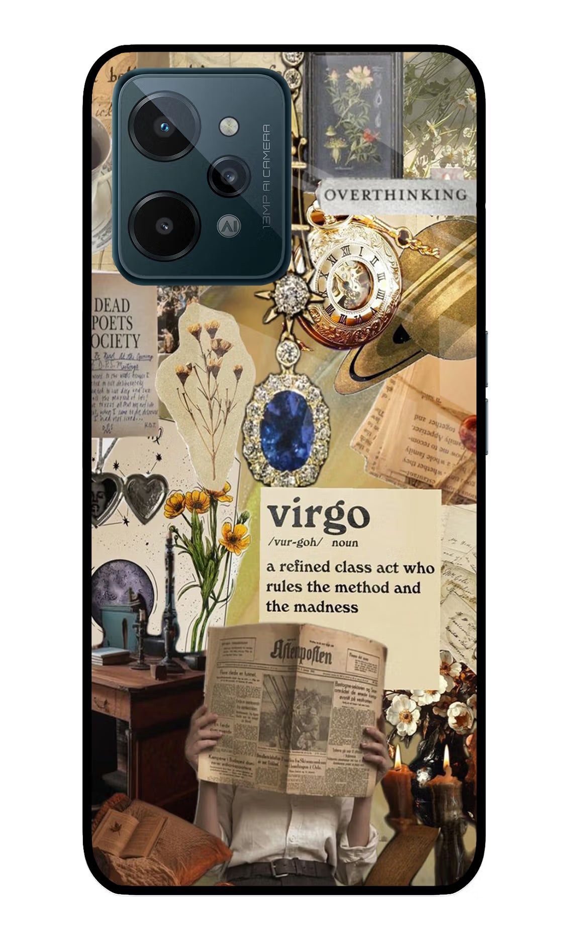 Virgo Zodiac Realme C31 Glass Case - Virgo Zodiac Realme C31 Glass Case Virgo Zodiac Realme C31 Glass Case