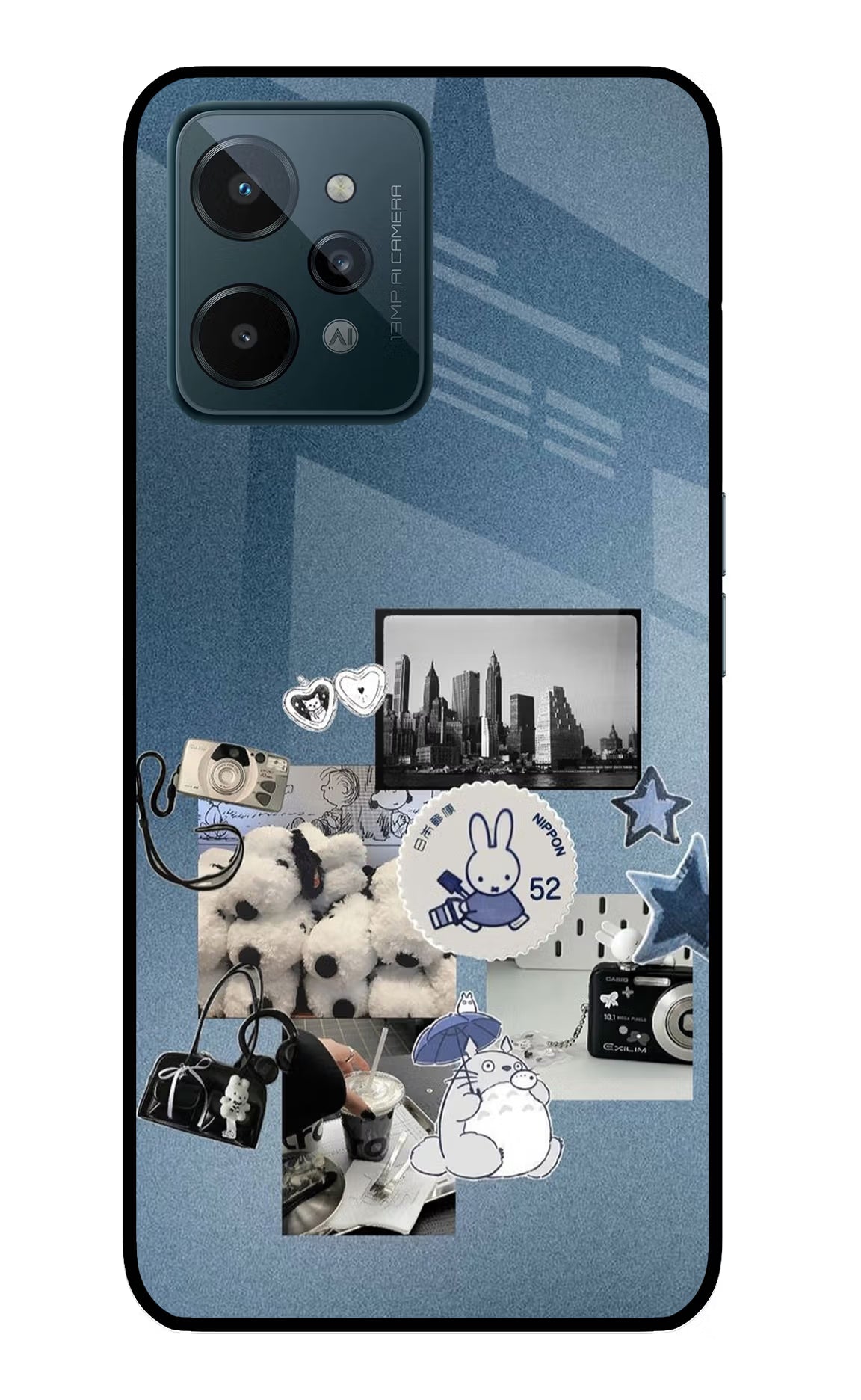 Miffy Realme C31 Glass Case - Miffy Realme C31 Glass Case Miffy Realme C31 Glass Case