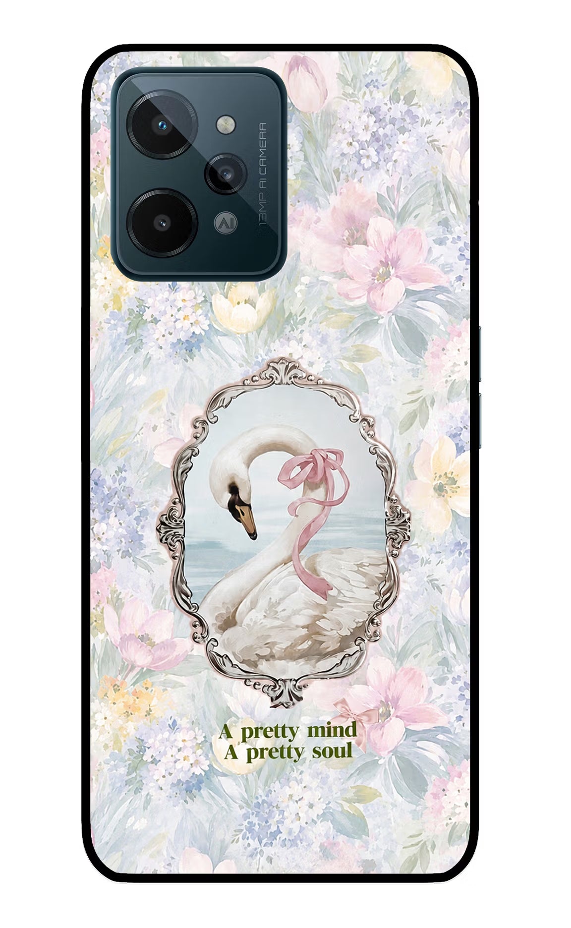 Pretty Mind Pretty Soul Realme C31 Glass Case - Pretty Mind Pretty Soul Realme C31 Glass Case Pretty Mind Pretty Soul Realme C31 Glass Case