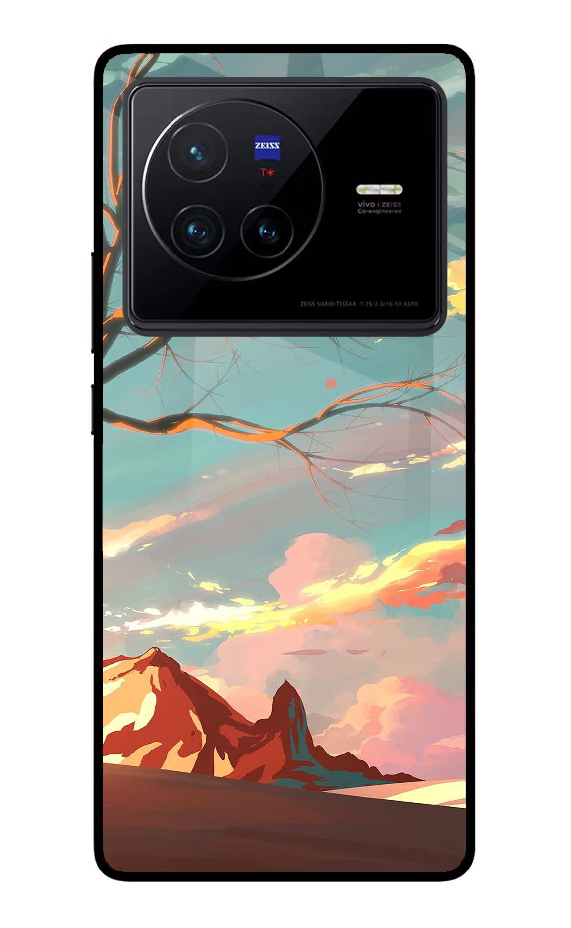 Scenery Vivo X80 Glass Case - Scenery Vivo X80 Glass Case Scenery Vivo X80 Glass Case