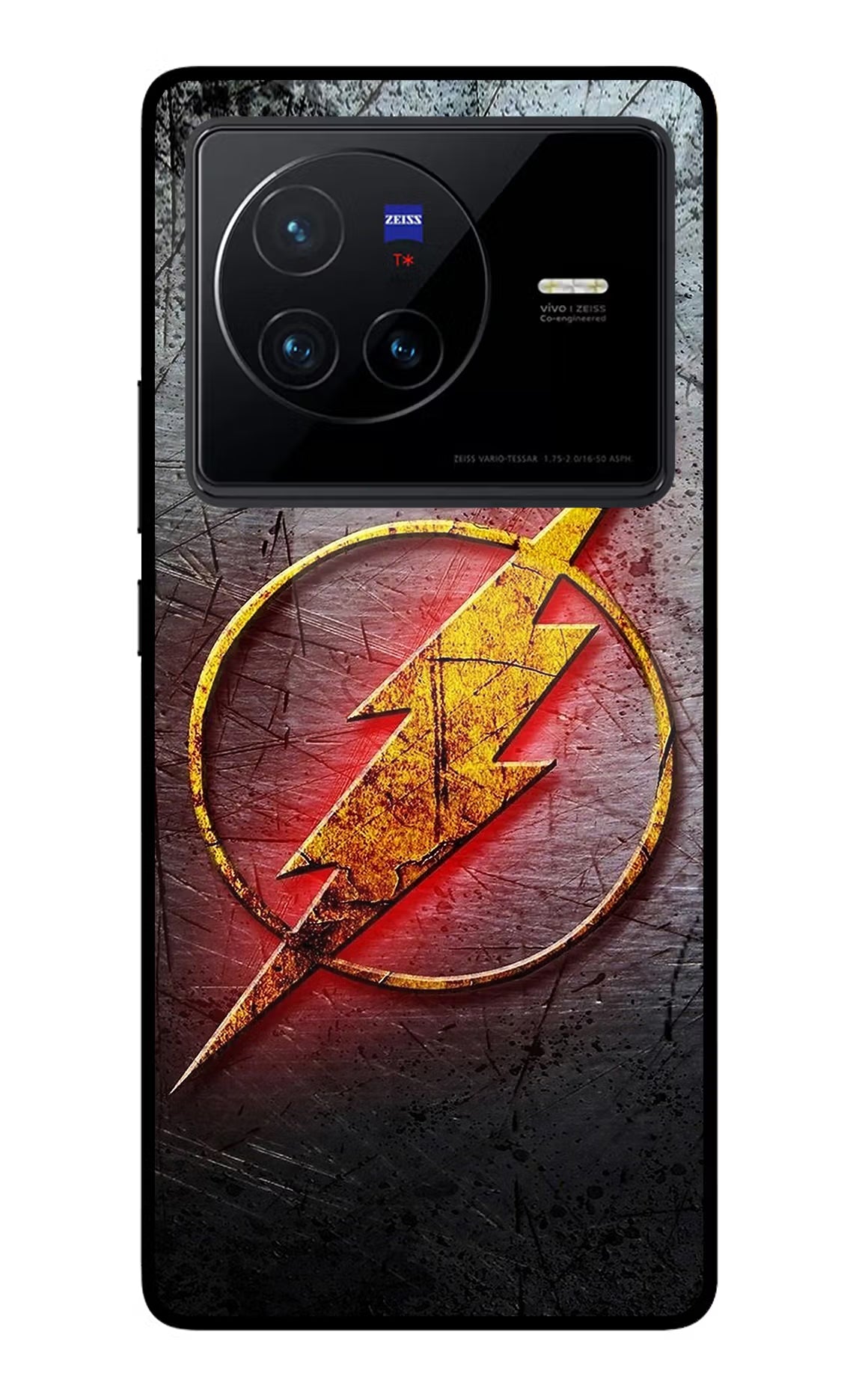 Flash Vivo X80 Back Cover - Flash Vivo X80 Glass Case Back Cover by Casekaro Flash Vivo X80 Glass Case Back Cover by Casekaro
