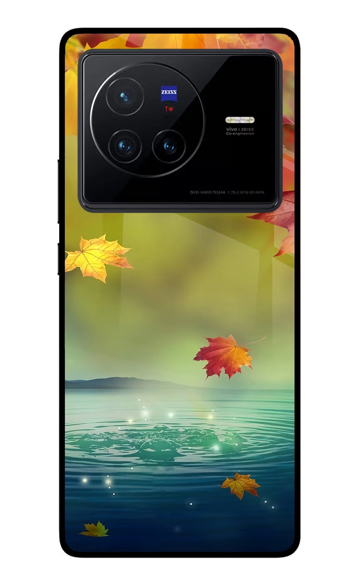 Flowers Vivo X80 Back Cover - Flowers Vivo X80 Glass Case Back Cover by Casekaro Flowers Vivo X80 Glass Case Back Cover by Casekaro