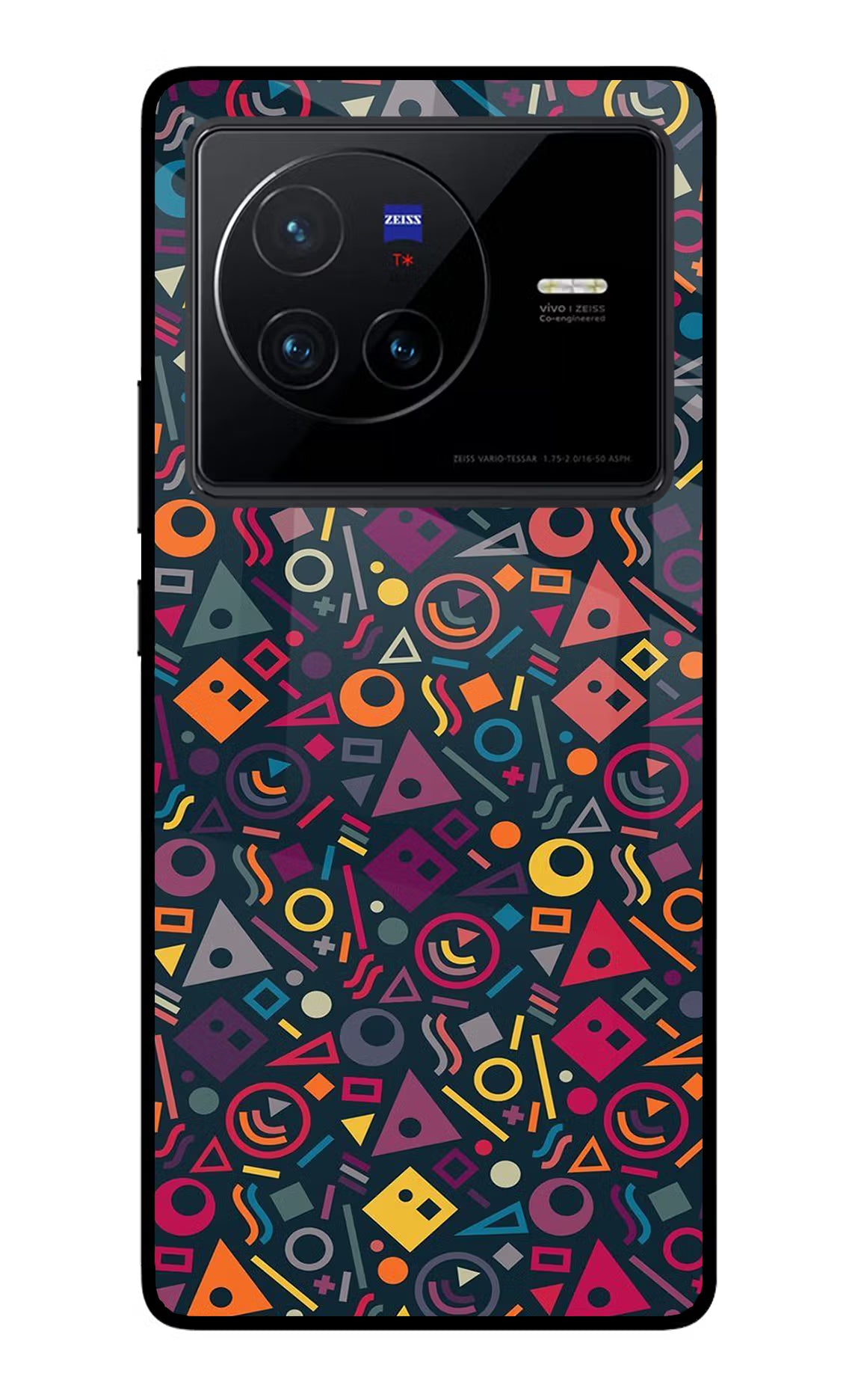 Geometric Abstract Vivo X80 Glass Case - Geometric Abstract Vivo X80 Glass Case Geometric Abstract Vivo X80 Glass Case
