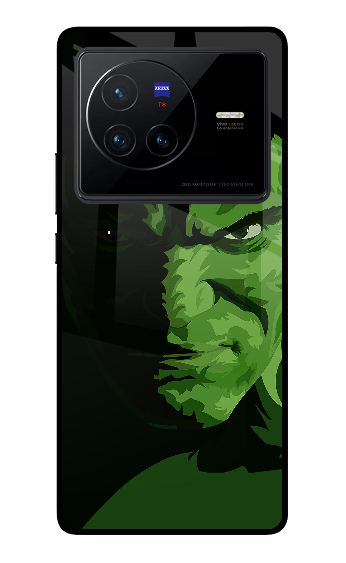 HULK Vivo X80 Back Cover - HULK Vivo X80 Glass Case Back Cover by Casekaro HULK Vivo X80 Glass Case Back Cover by Casekaro