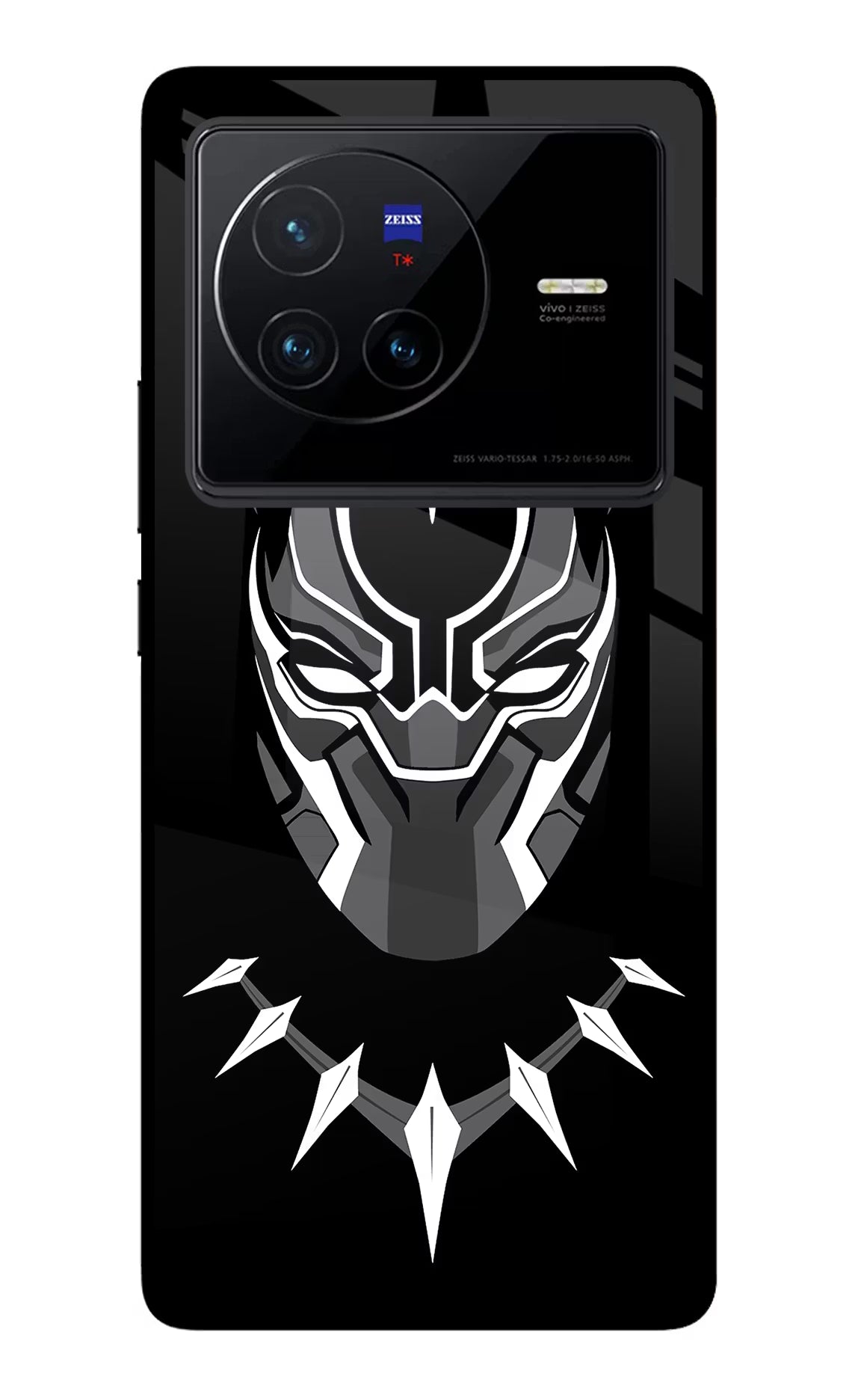 Black Panther Vivo X80 Back Cover - Black Panther Vivo X80 Glass Case Back Cover by Casekaro Black Panther Vivo X80 Glass Case Back Cover by Casekaro