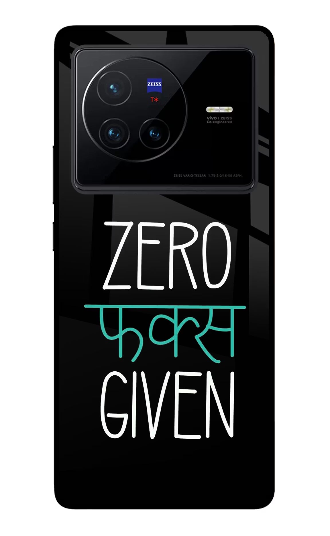Zero Fucks Given Vivo X80 Glass Case - Zero Fucks Given Vivo X80 Glass Case Zero Fucks Given Vivo X80 Glass Case