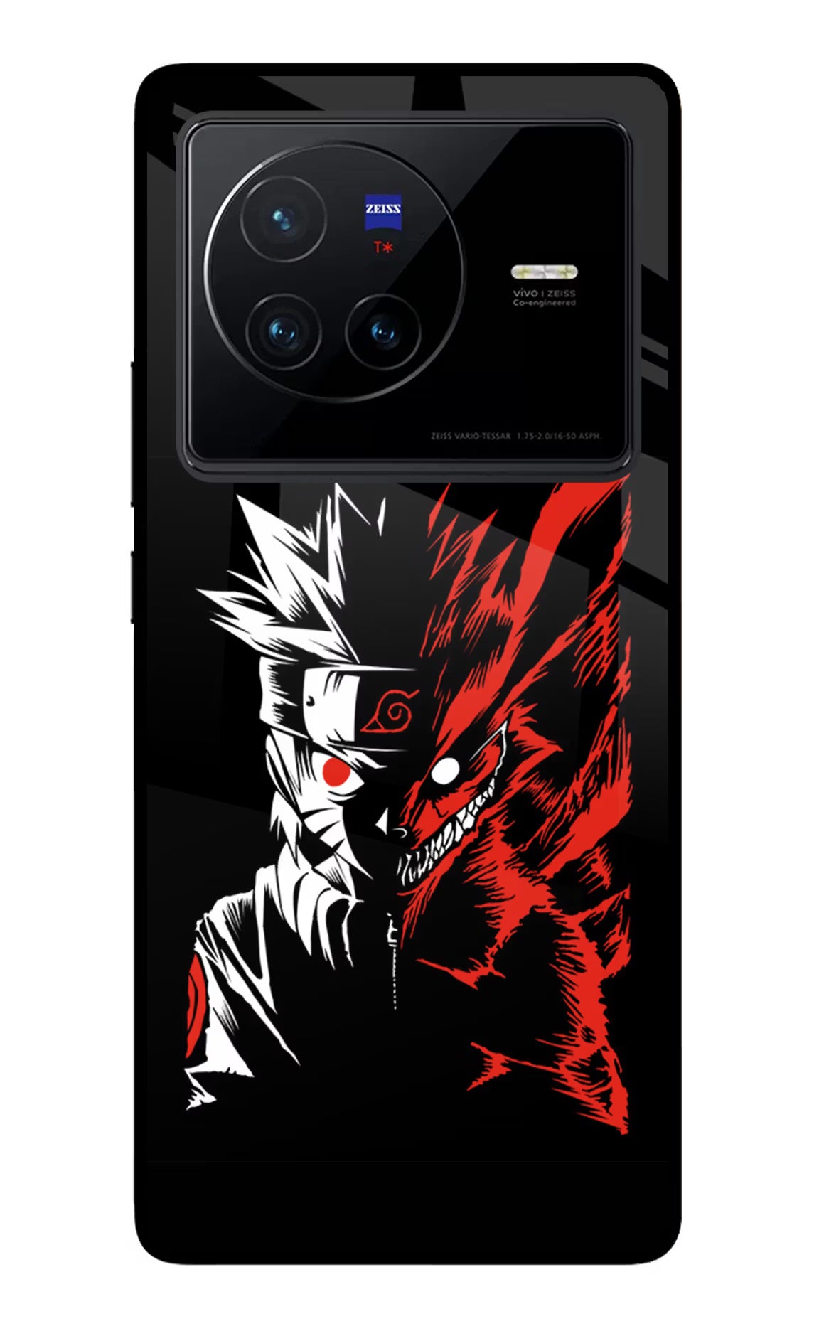 Naruto Two Face Vivo X80 Glass Case - Naruto Two Face Vivo X80 Glass Case Naruto Two Face Vivo X80 Glass Case