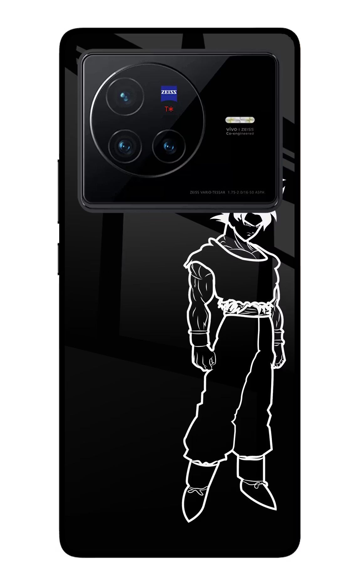 DBS Character Vivo X80 Back Cover - DBS Character Vivo X80 Glass Case Back Cover by Casekaro DBS Character Vivo X80 Glass Case Back Cover by Casekaro