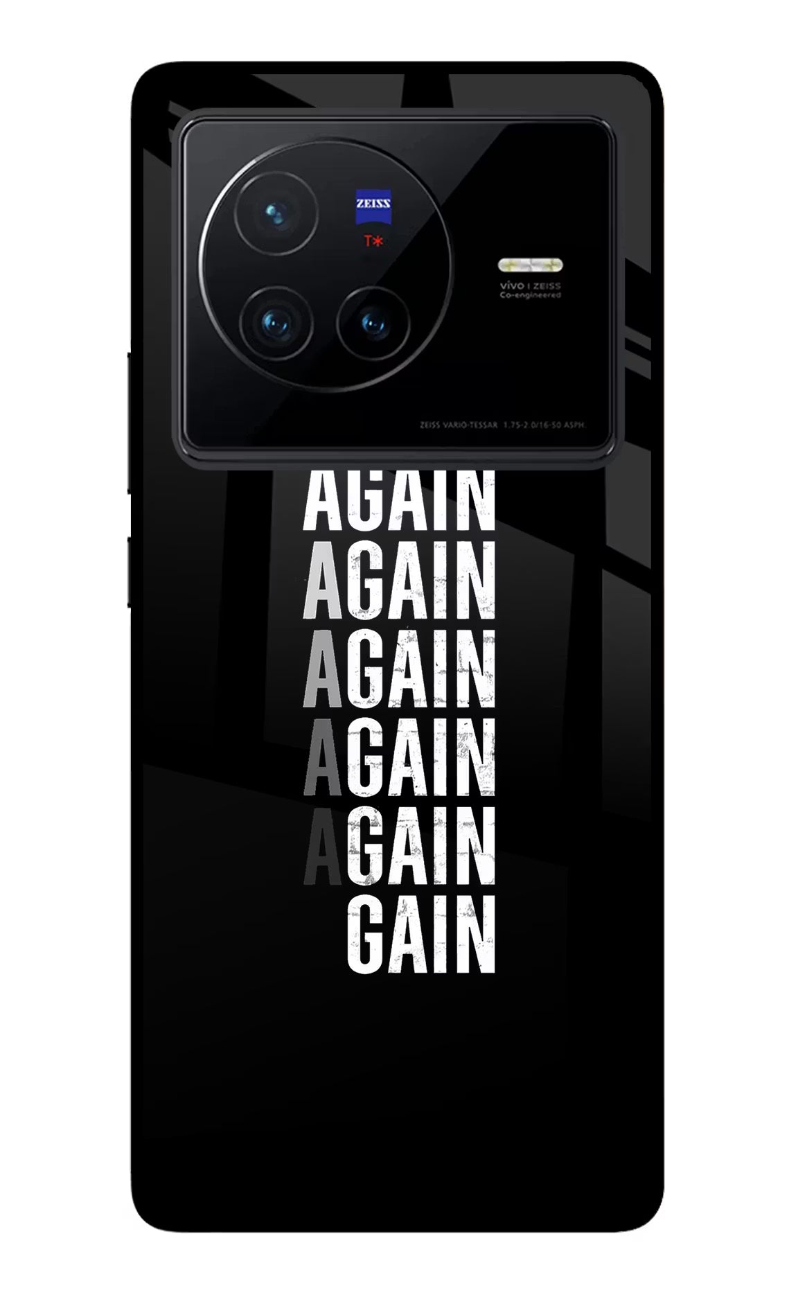 Again Again Gain Vivo X80 Glass Case - Again Again Gain Vivo X80 Glass Case Again Again Gain Vivo X80 Glass Case