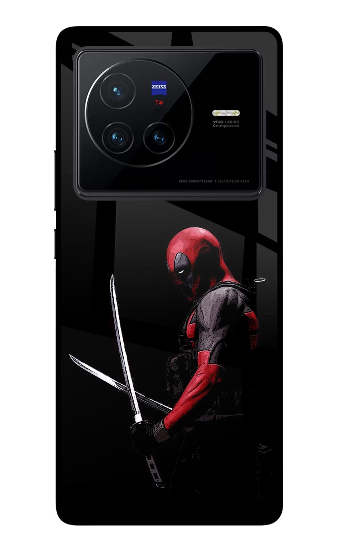 Deadpool Vivo X80 Glass Case - Deadpool Vivo X80 Glass Case Deadpool Vivo X80 Glass Case