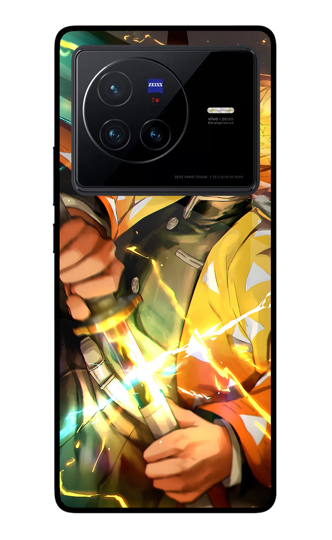 Demon Slayer Vivo X80 Glass Case - Demon Slayer Vivo X80 Glass Case Demon Slayer Vivo X80 Glass Case