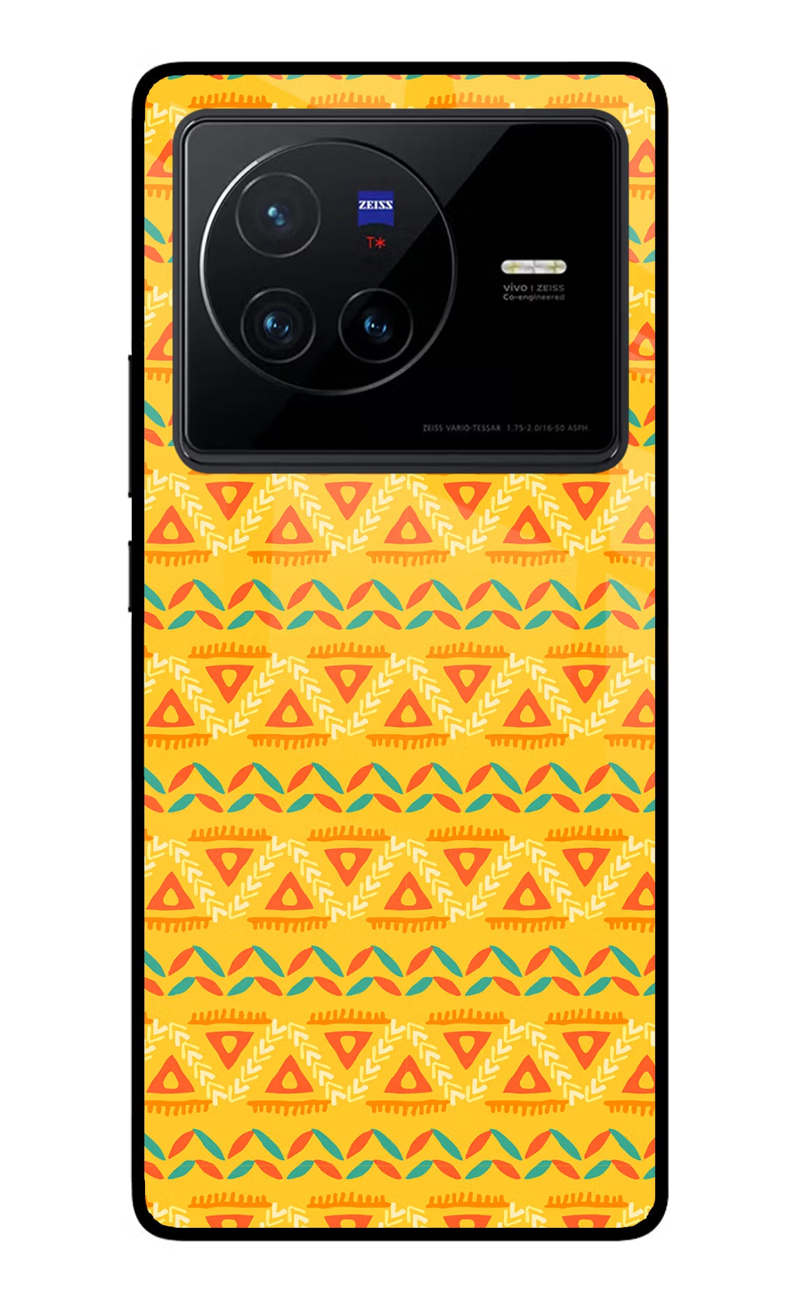 Tribal Pattern Vivo X80 Back Cover - Tribal Pattern Vivo X80 Glass Case Back Cover by Casekaro Tribal Pattern Vivo X80 Glass Case Back Cover by Casekaro