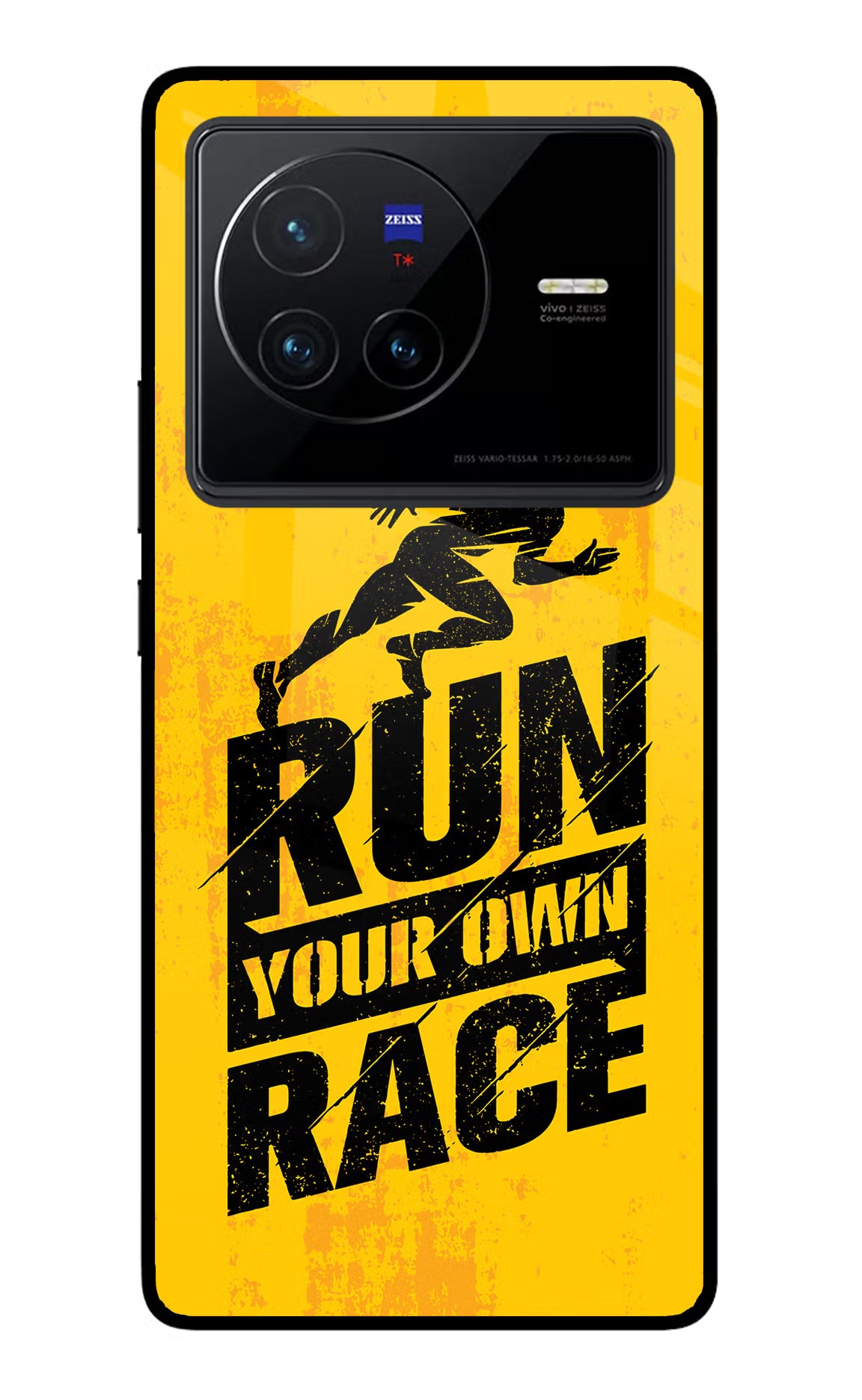 Run Your Own Race Vivo X80 Glass Case - Run Your Own Race Vivo X80 Glass Case Run Your Own Race Vivo X80 Glass Case