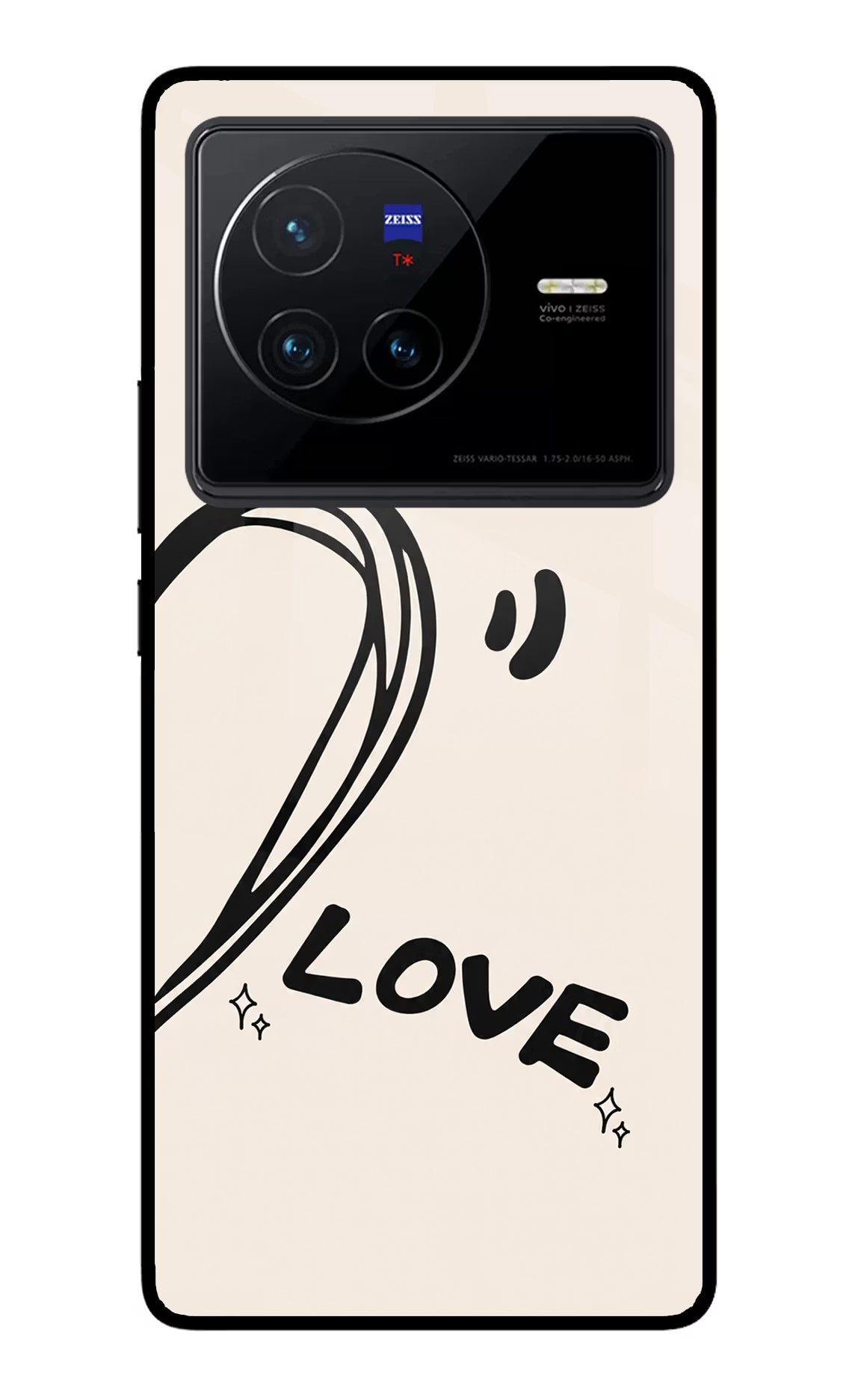 Soul Line Vivo X80 Glass Case - Soul Line Vivo X80 Glass Case Soul Line Vivo X80 Glass Case